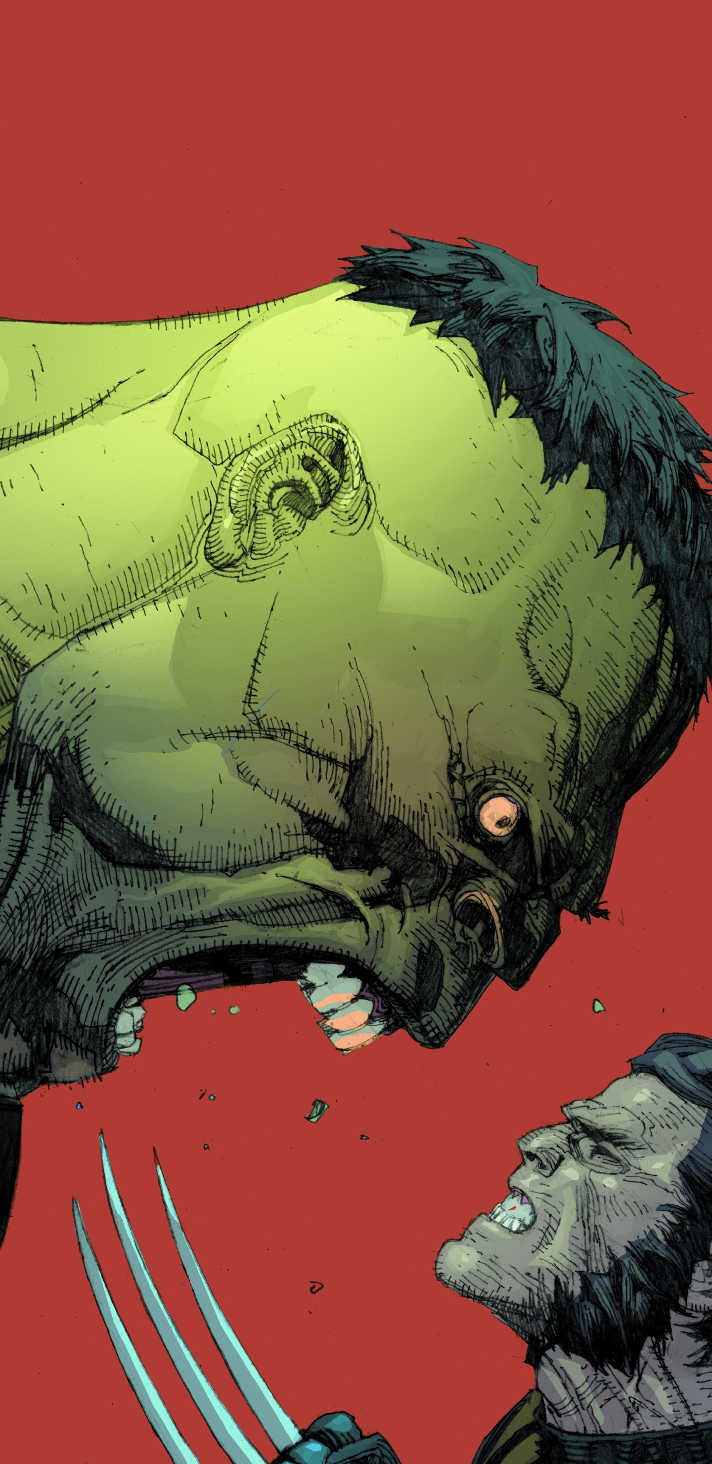 Handy-Wallpaper Hulk, Comics kostenlos herunterladen.