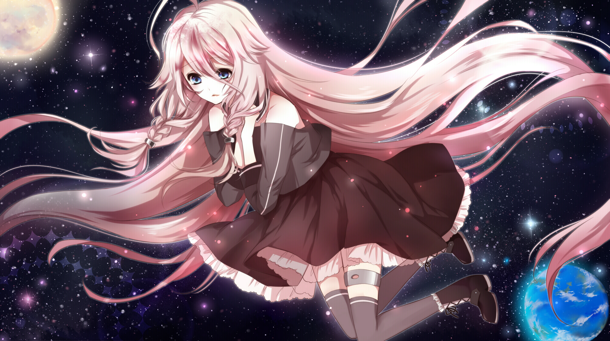 Download mobile wallpaper Anime, Space, Vocaloid, Ia (Vocaloid) for free.