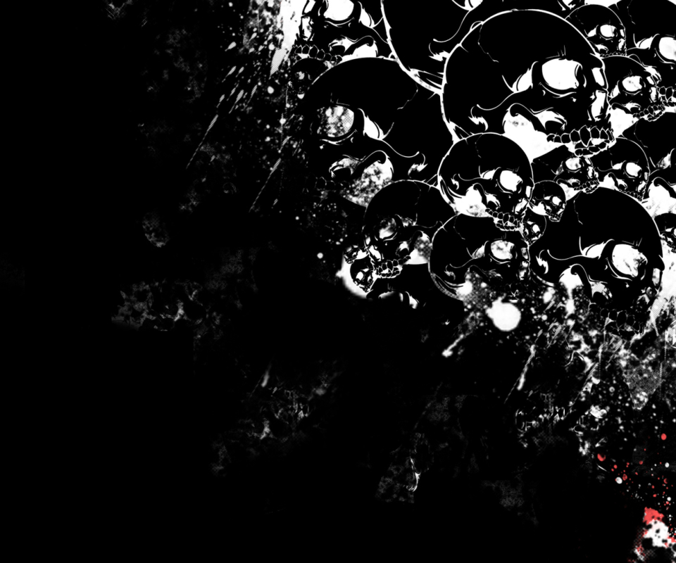 Free download wallpaper Dark, Skull on your PC desktop