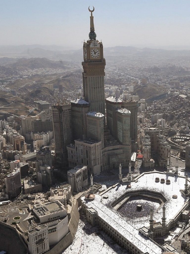 1227342 Bildschirmschoner und Hintergrundbilder Uhrturm Von Mekka auf Ihrem Telefon. Laden Sie  Bilder kostenlos herunter