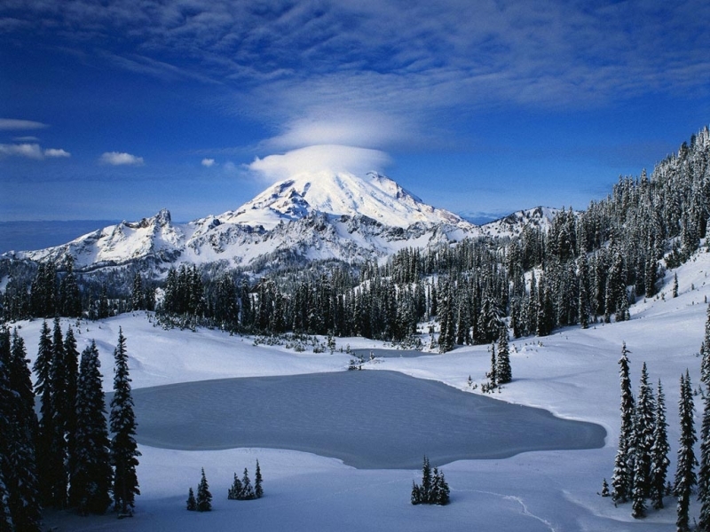 Скачать картинку Снег, Горы, Пейзаж, Природа в телефон бесплатно.