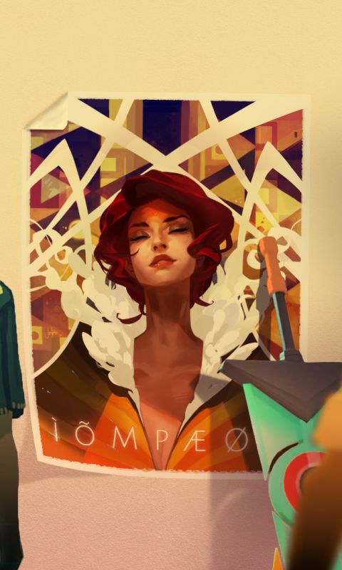 Download mobile wallpaper Poster, Sci Fi, Transistor, Video Game for free.