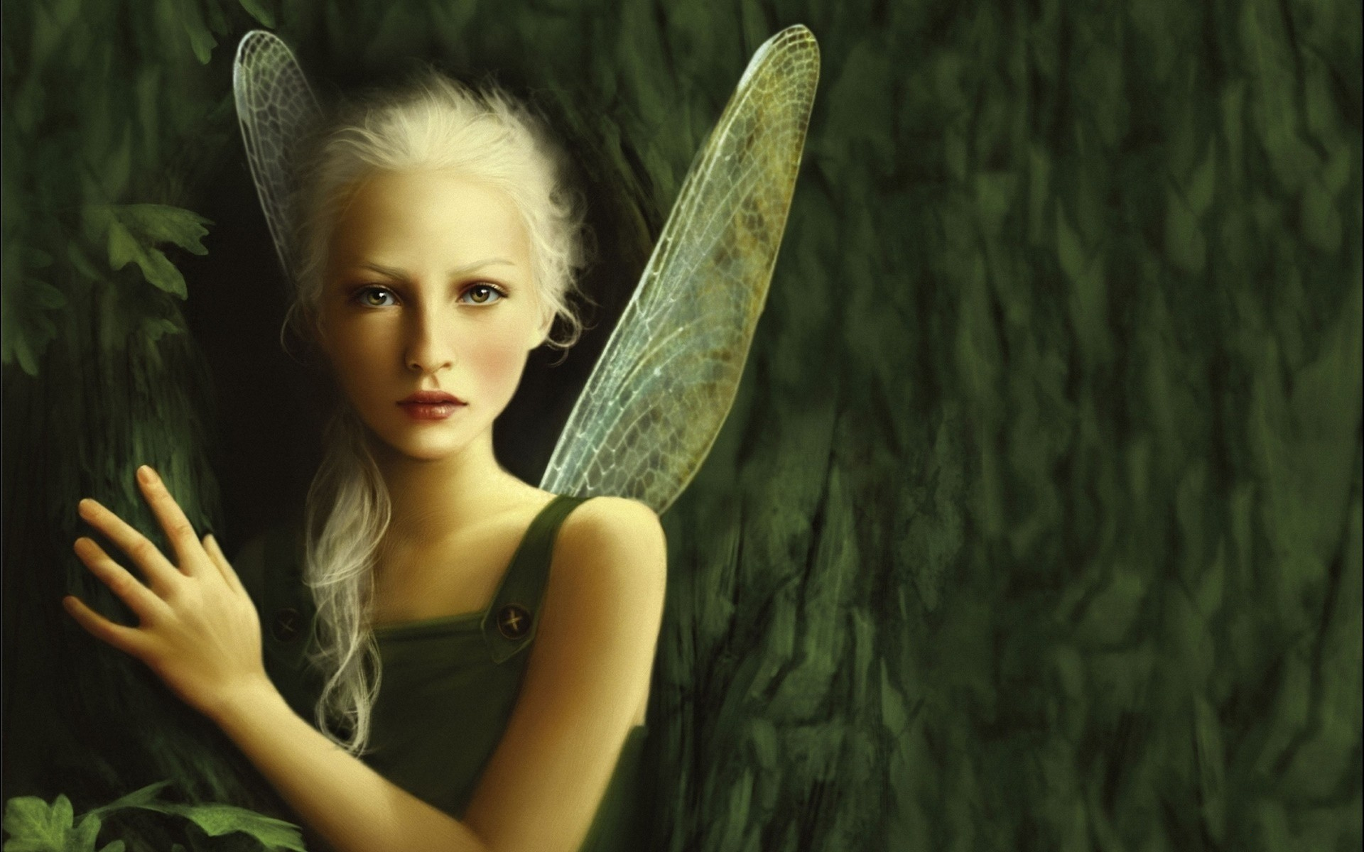 Download mobile wallpaper Fantasy, Wings, Blonde, Fairy for free.