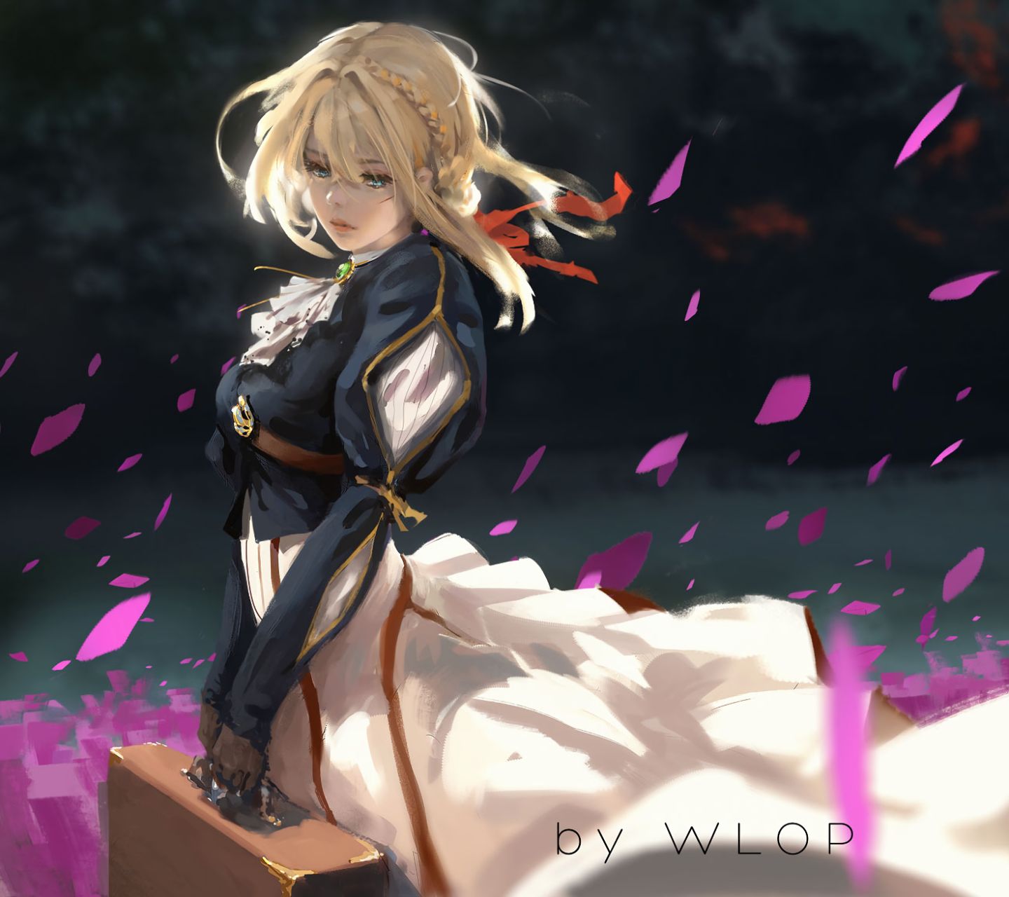 Laden Sie das Animes, Violet Evergarden (Charakter), Violet Evergarden-Bild kostenlos auf Ihren PC-Desktop herunter