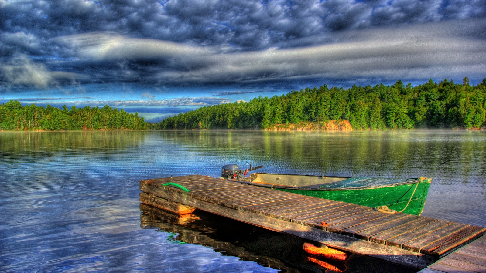 Download mobile wallpaper Pier, Boat, Lakes, Lake, Photography for free.