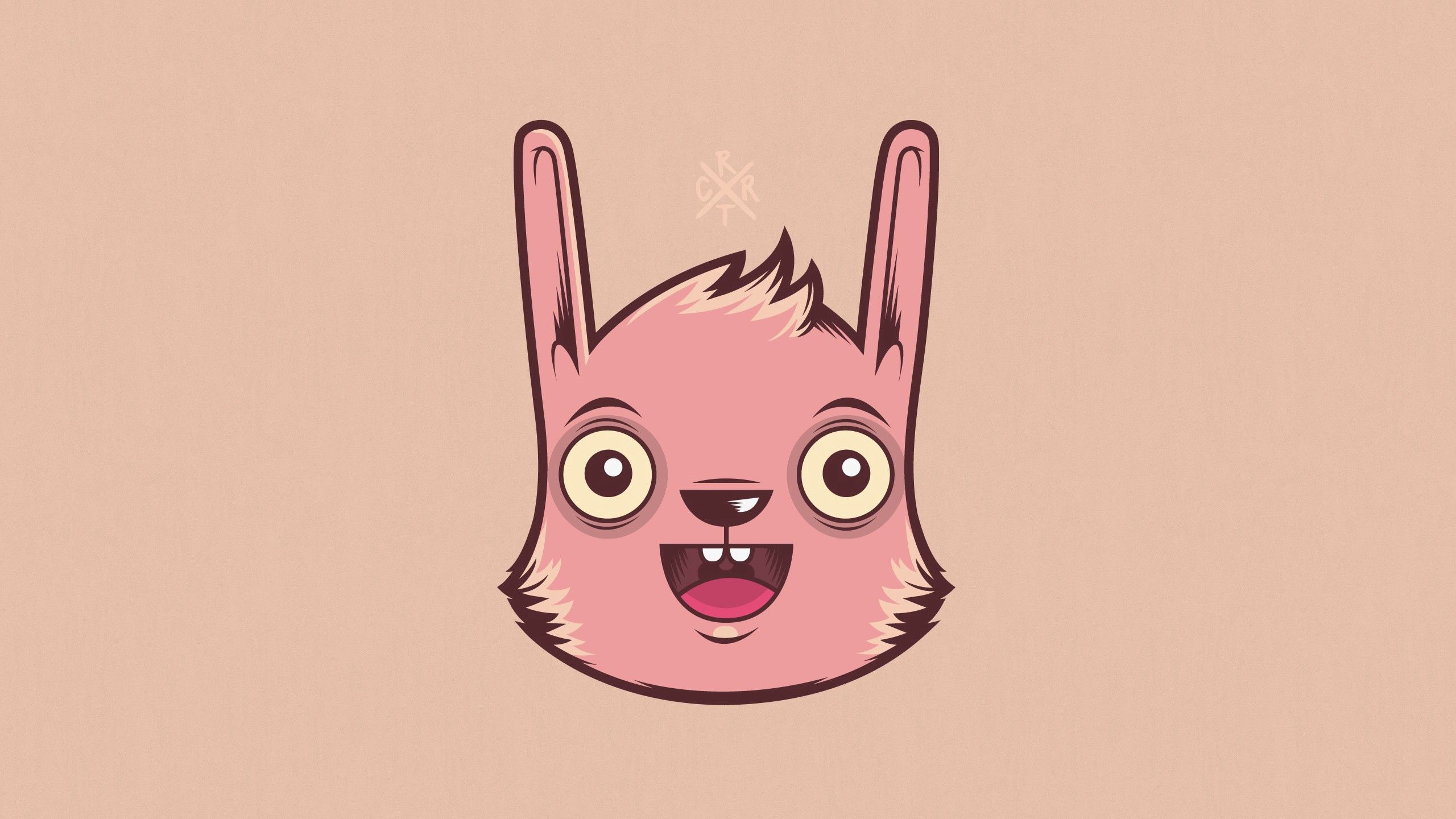 art, muzzle, picture, drawing, color, paper, happiness, emotions, hare, joy