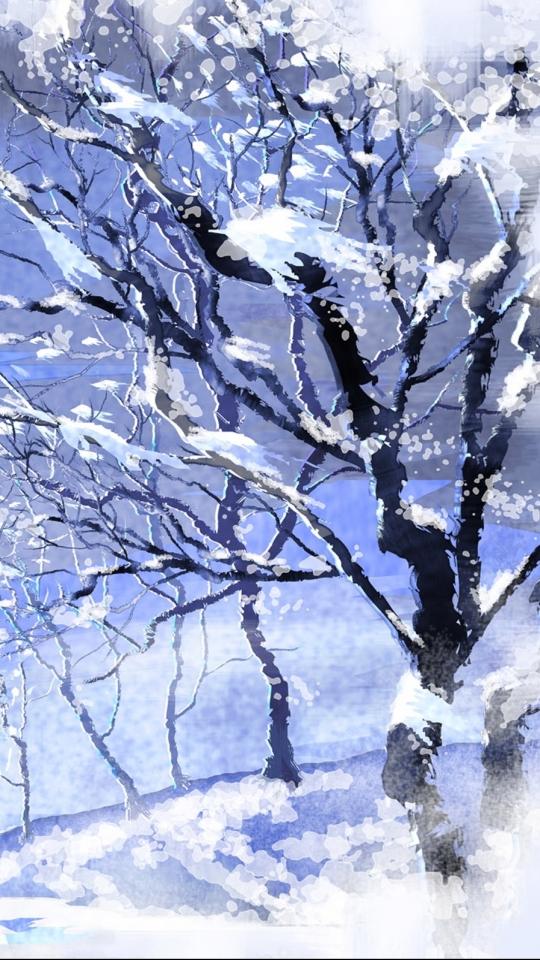 Download mobile wallpaper Winter, Artistic for free.