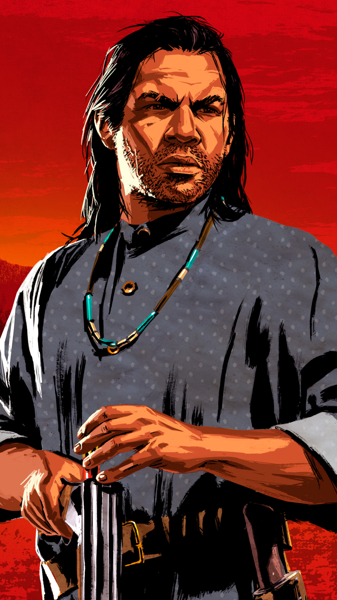 Download mobile wallpaper Video Game, Red Dead Redemption 2, Red Dead, Charles Smith for free.