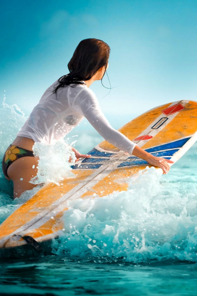 Download mobile wallpaper Sports, Water, Surfer, Surfing for free.