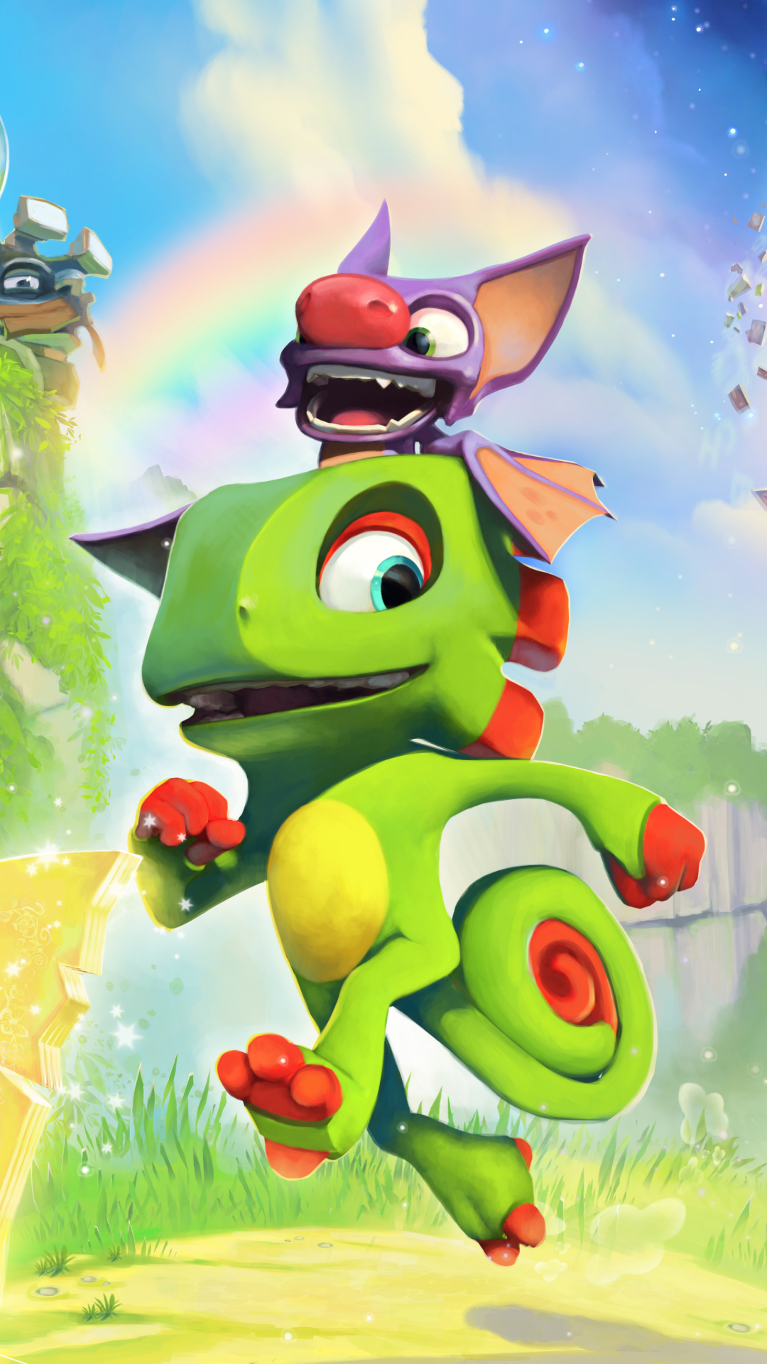 video game, yooka laylee cell phone wallpapers