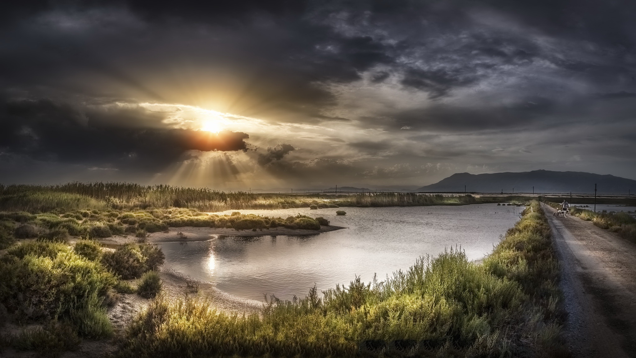 Téléchargez gratuitement l'image Côte, Route, Photographie, Ciel, Rayon De Soleil sur le bureau de votre PC