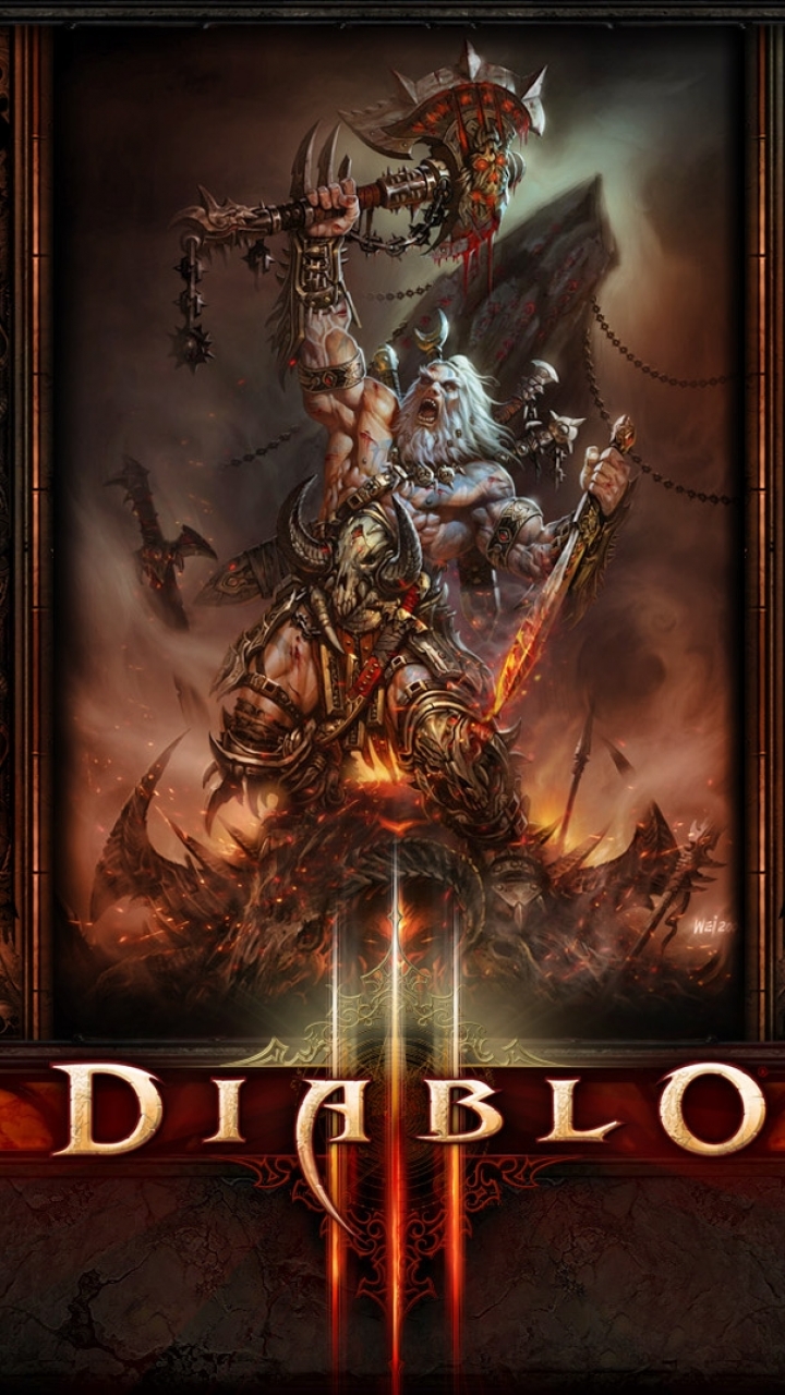Baixar papel de parede para celular de Diablo, Videogame, Diablo Iii, Bárbaro (Diablo Iii) gratuito.