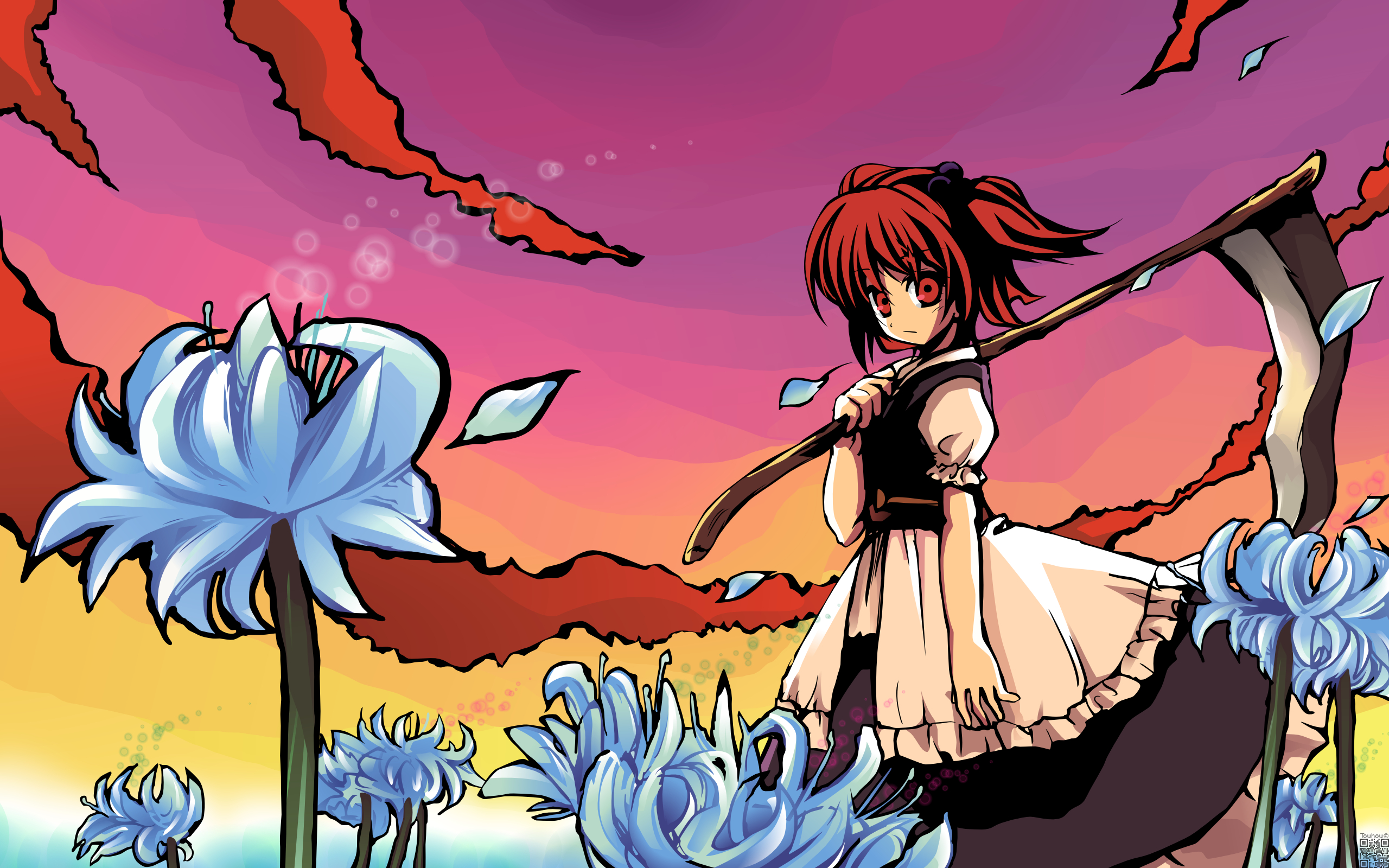 Free download wallpaper Anime, Touhou, Komachi Onozuka on your PC desktop
