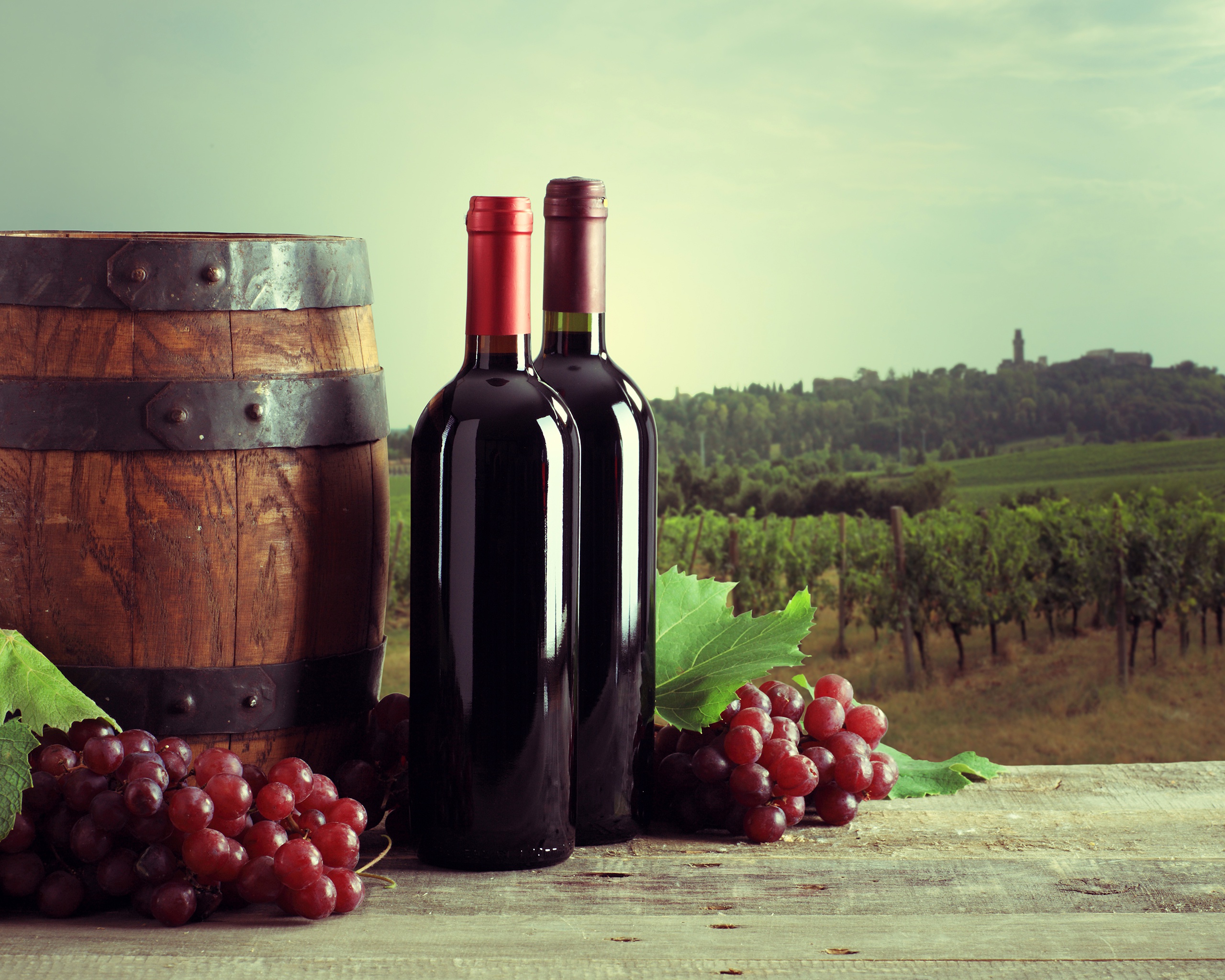 wine, food, barrel, bottle, grapes