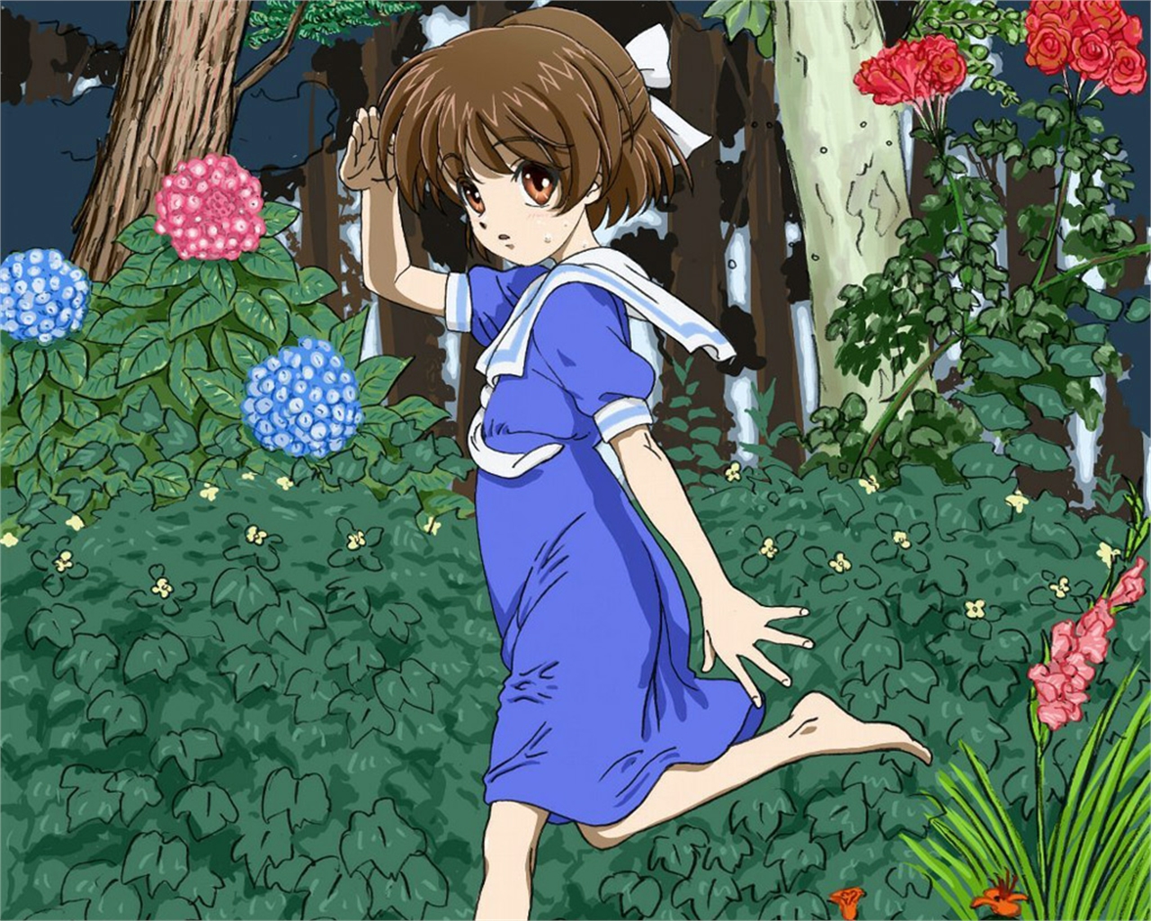 Download mobile wallpaper Anime, Clannad, Ushio Okazaki for free.