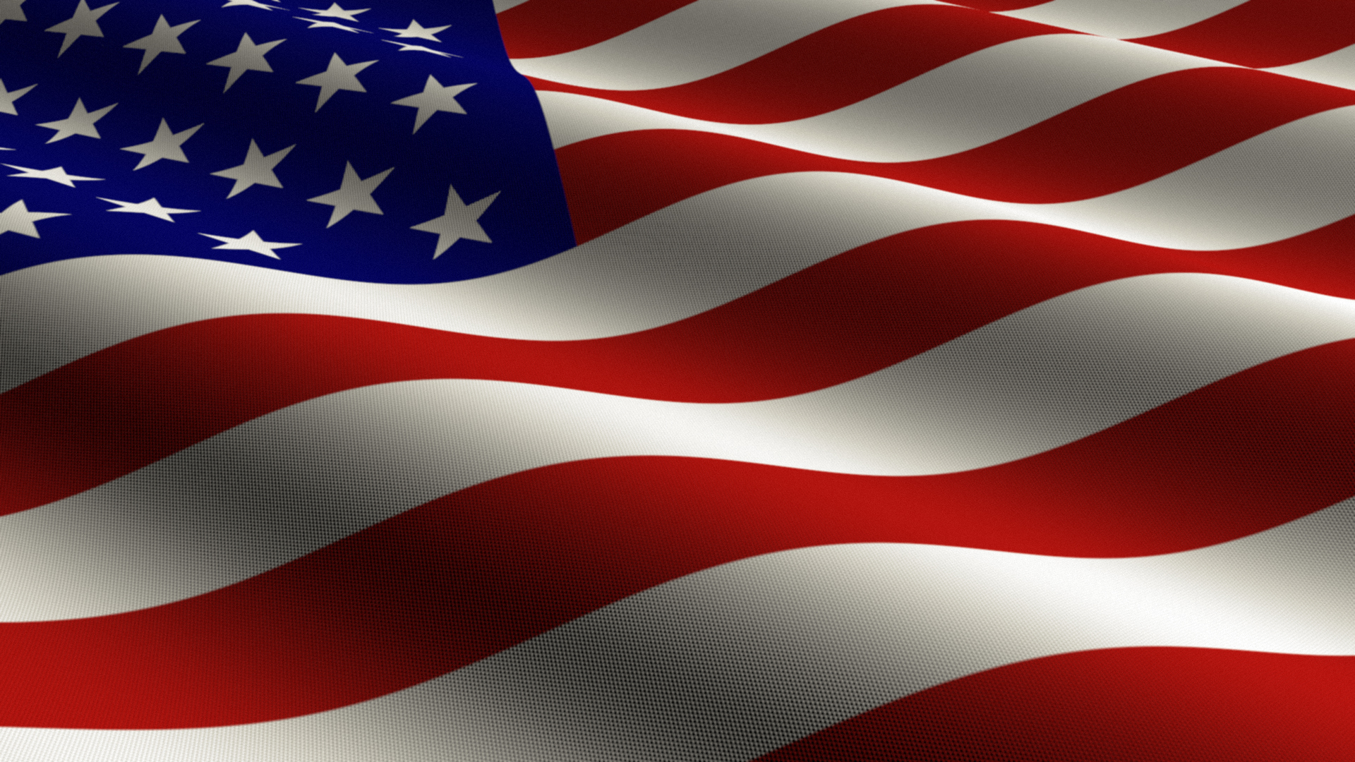 Horizontal Wallpaper American Flag 