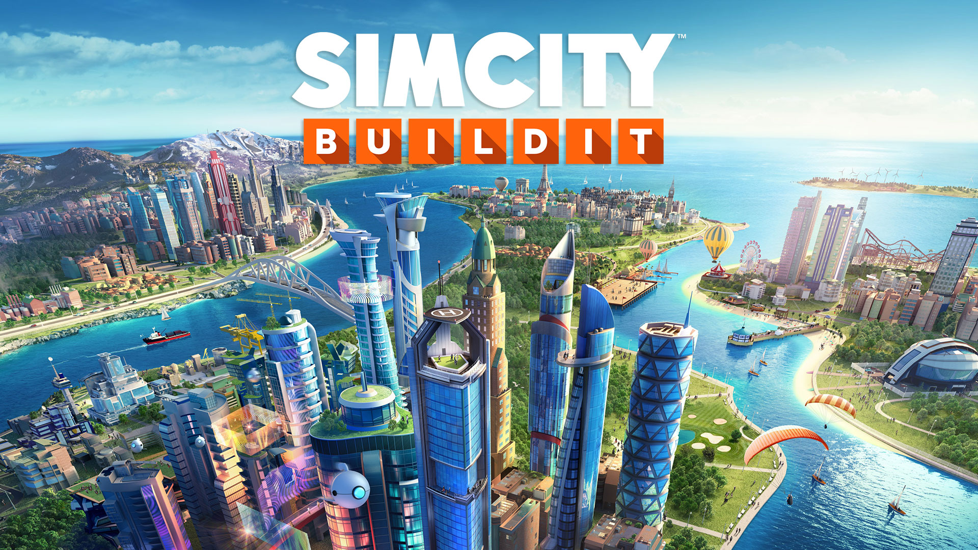 Скачать обои Simcity Buildit на телефон бесплатно