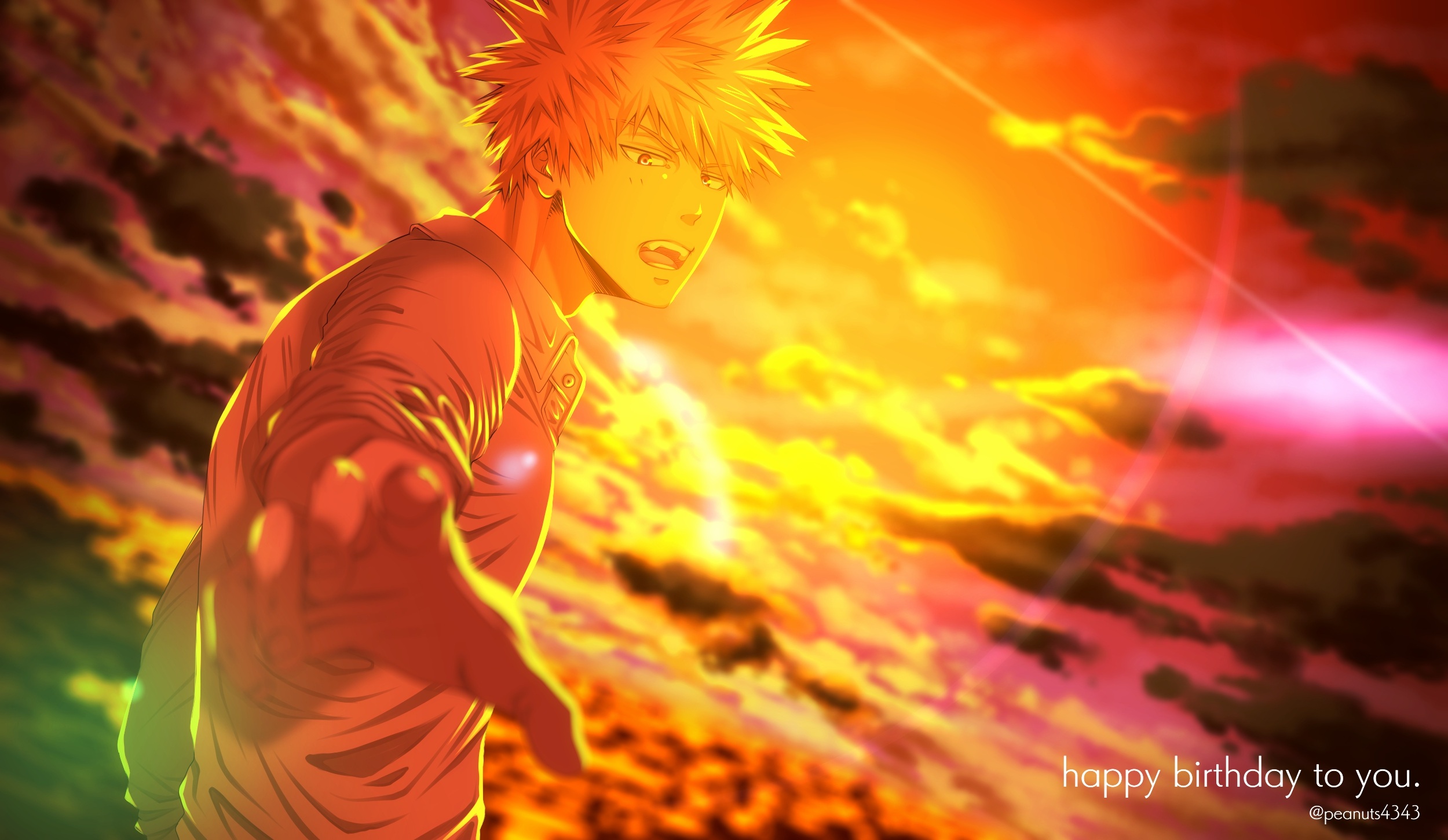 Handy-Wallpaper Animes, Katsuki Bakugou, Boku No Hero Academia kostenlos herunterladen.