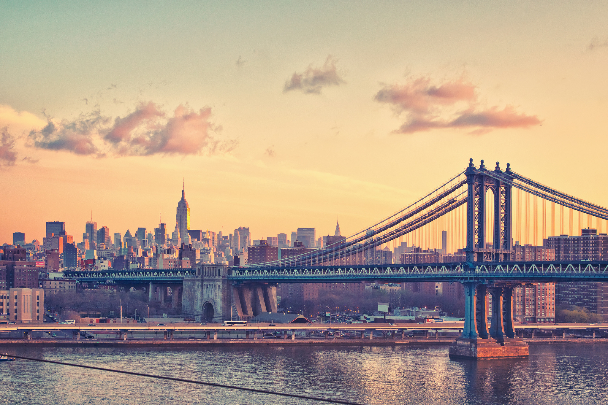 258711 скачать картинку мосты, сделано человеком, манхэттенский мост, манхэттен, нью йорк - обои и заставки бесплатно