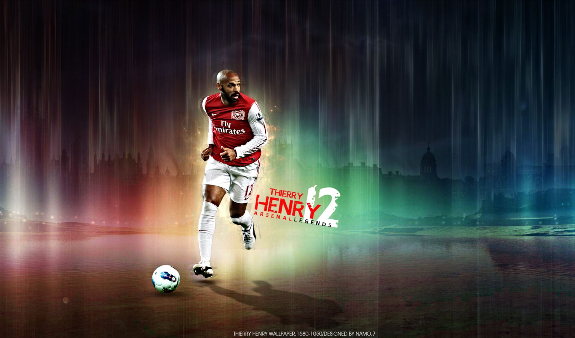 Descarga gratuita de fondo de pantalla para móvil de Fútbol, Deporte, Arsenal Fc, Thierry Henry.
