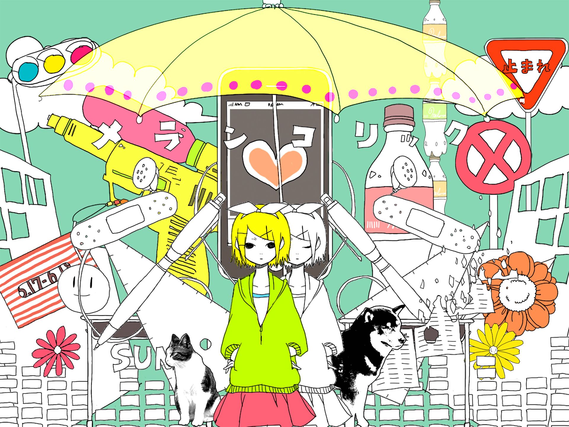 Baixe gratuitamente a imagem Anime, Vocaloid, Rin Kagamine na área de trabalho do seu PC