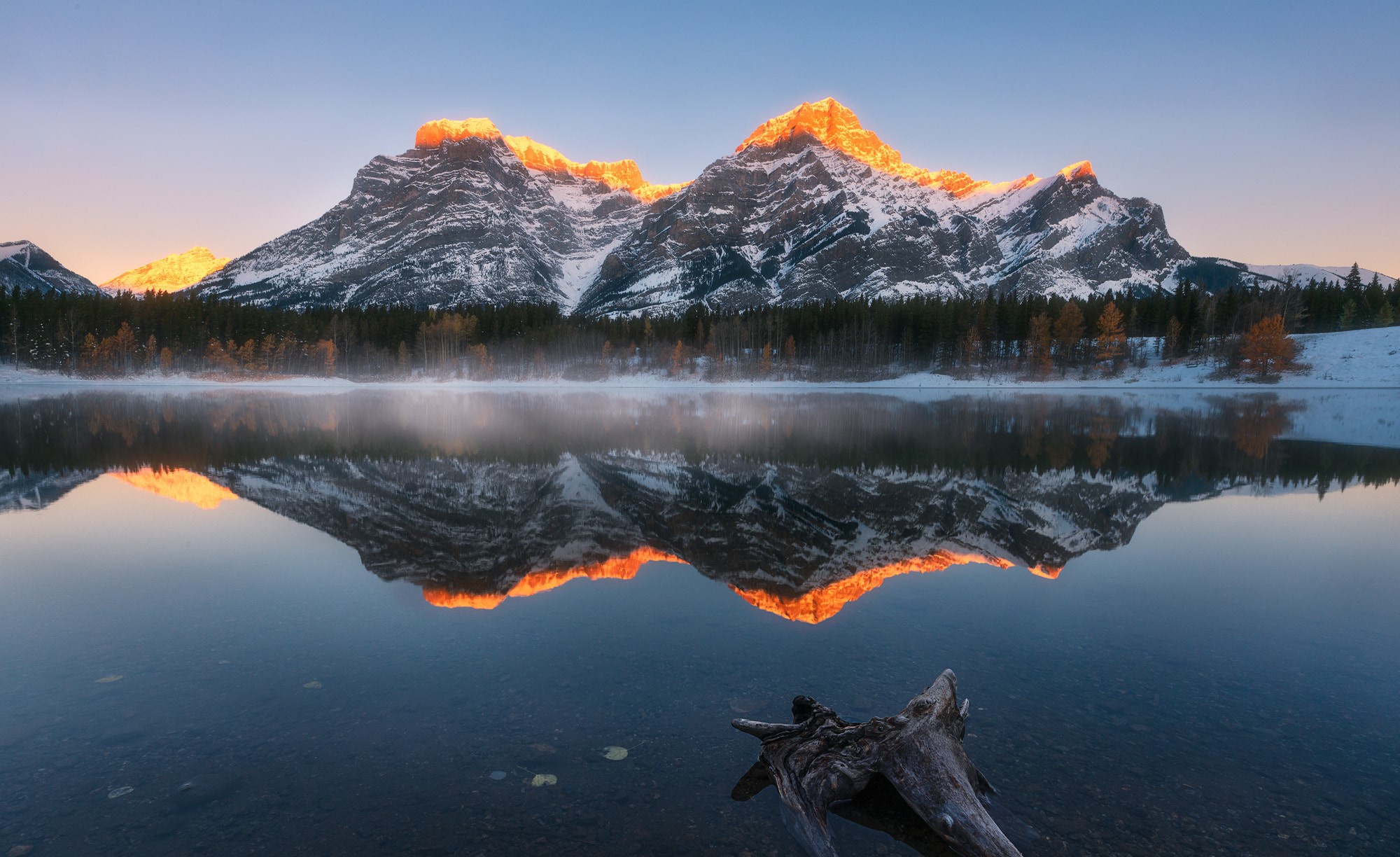 Descarga gratis la imagen Invierno, Naturaleza, Montaña, Lago, Tierra/naturaleza, Reflejo en el escritorio de tu PC