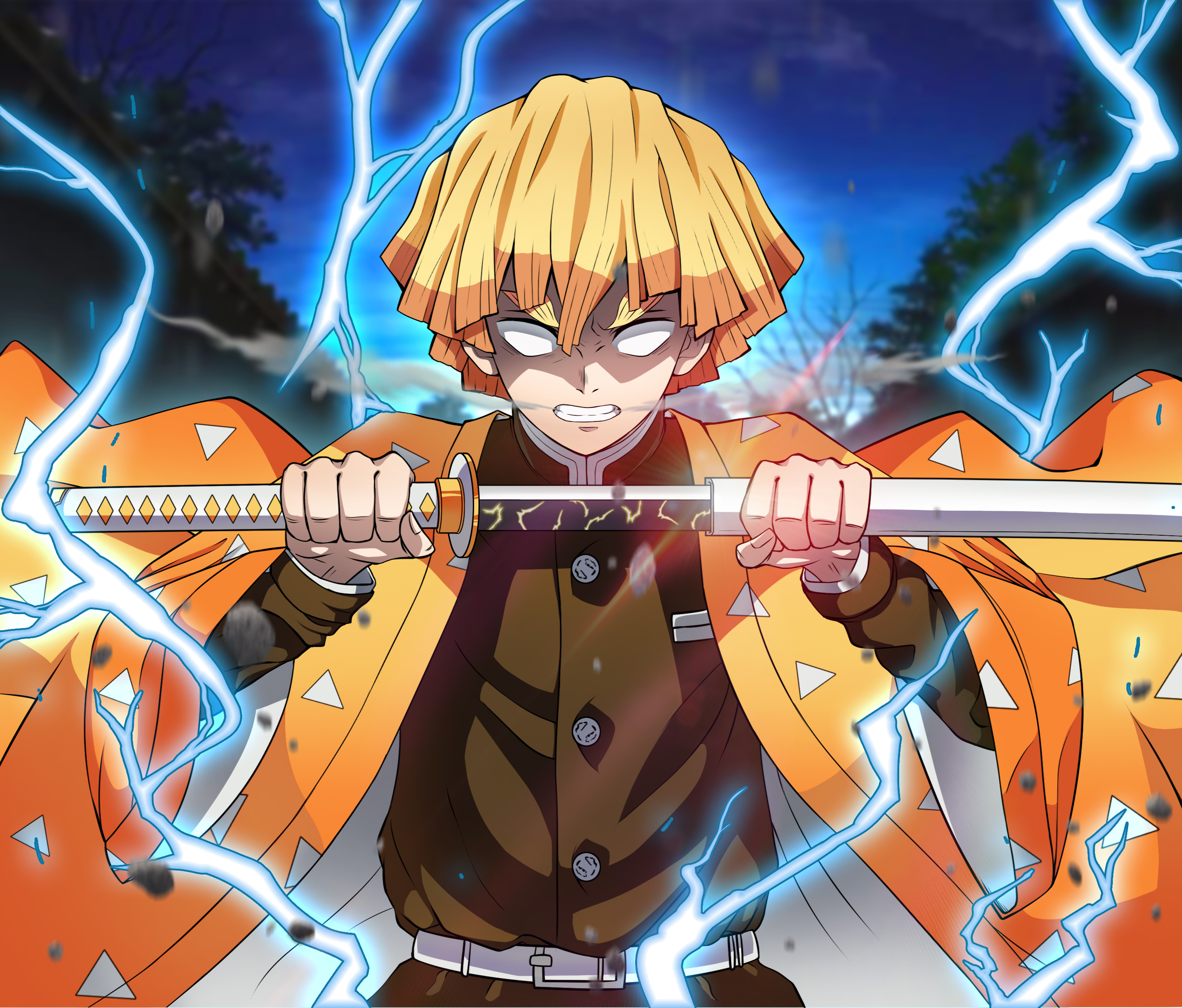 Free download wallpaper Anime, Demon Slayer: Kimetsu No Yaiba, Zenitsu Agatsuma on your PC desktop