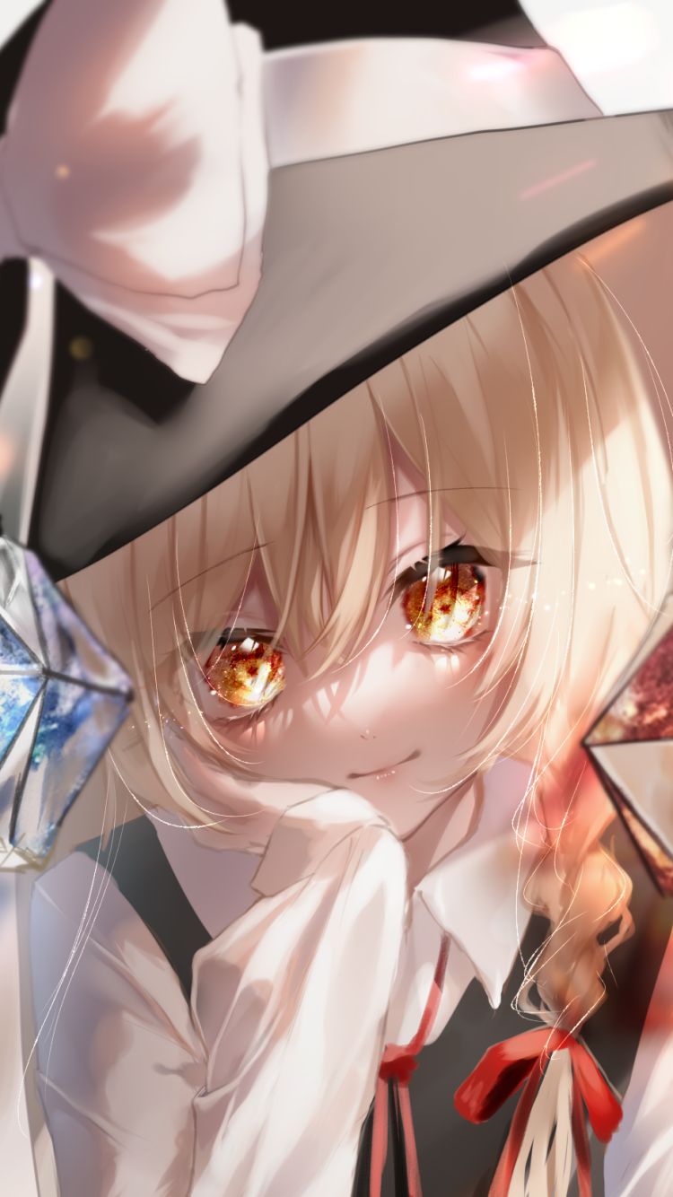 Descarga gratuita de fondo de pantalla para móvil de Animado, Touhou, Marisa Kirisame.