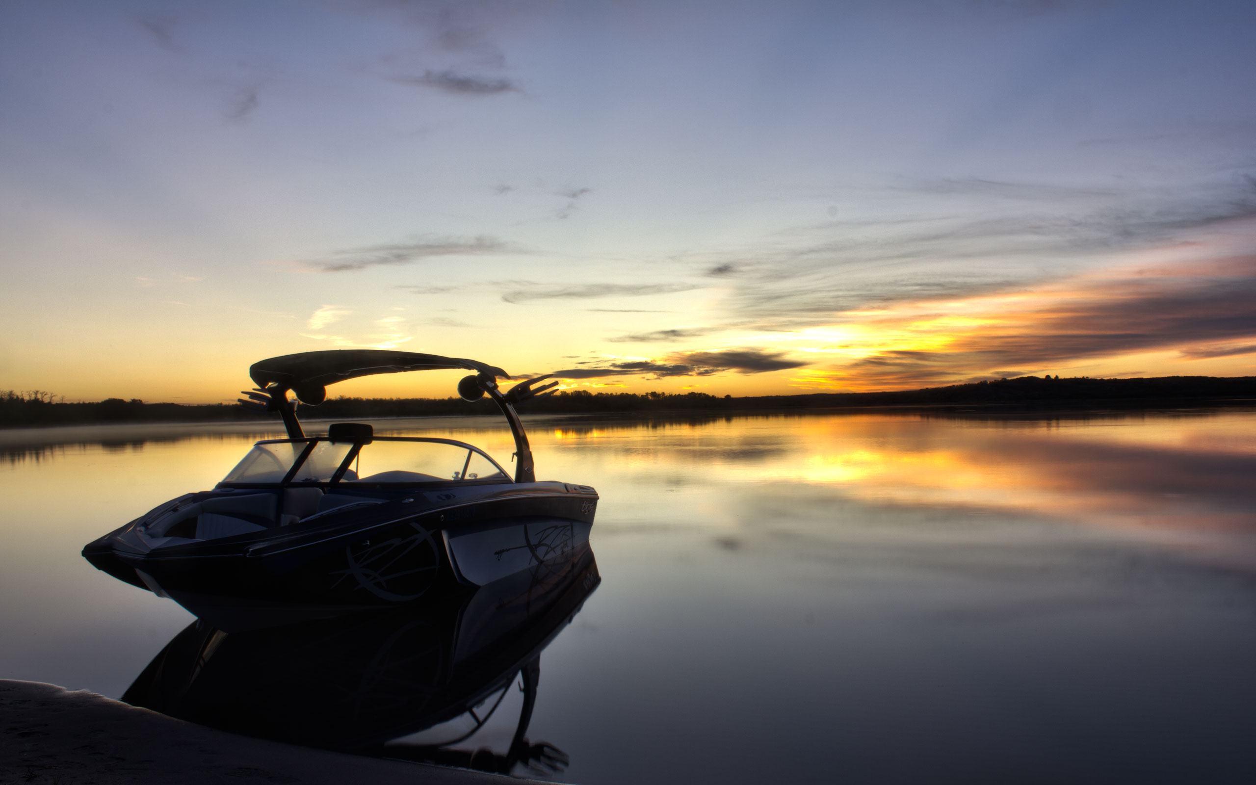 Descarga gratis la imagen Amanecer, Hdr, Barco, Vehículos en el escritorio de tu PC