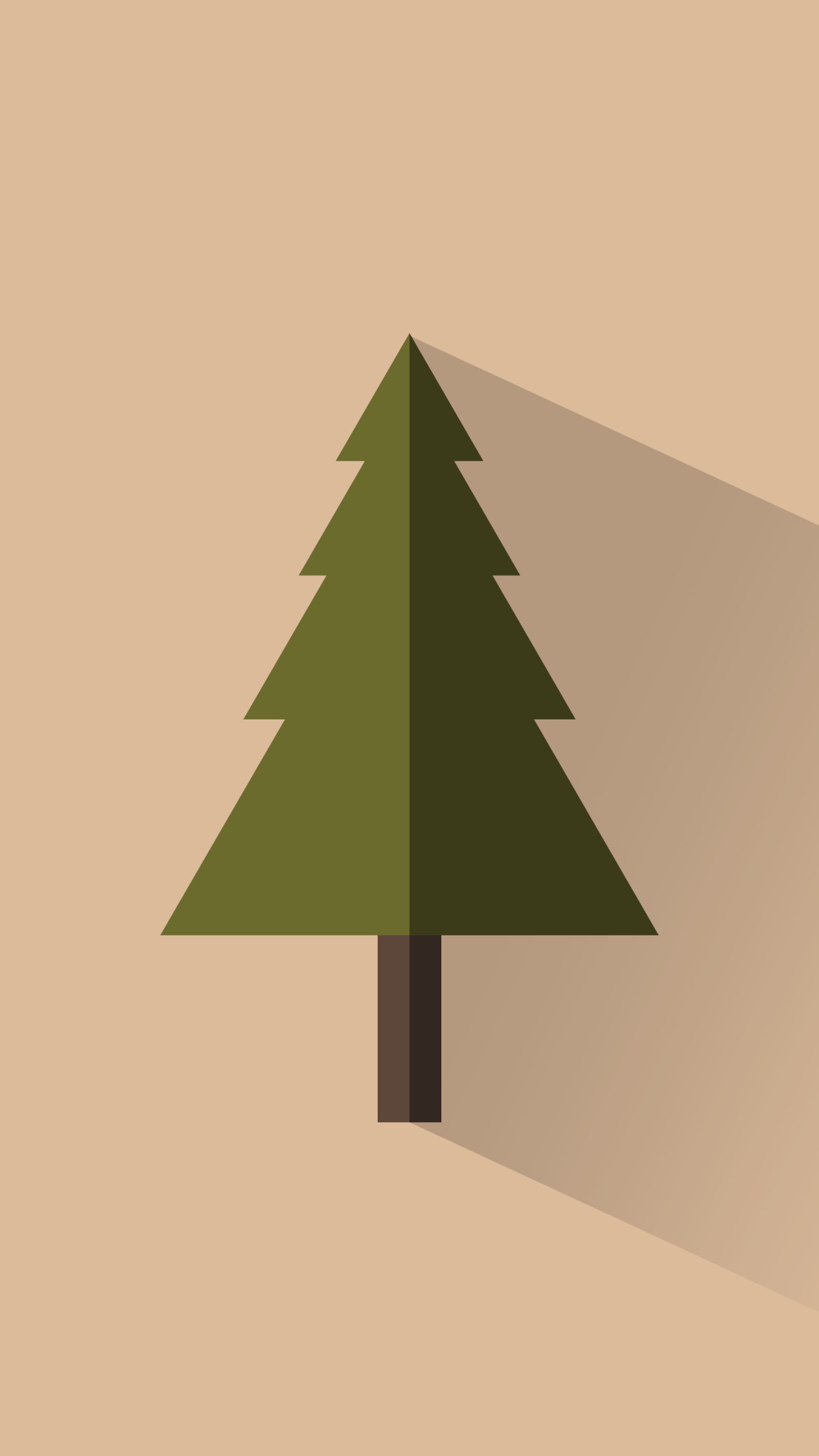 Download mobile wallpaper Tree, Artistic, Minimalist for free.