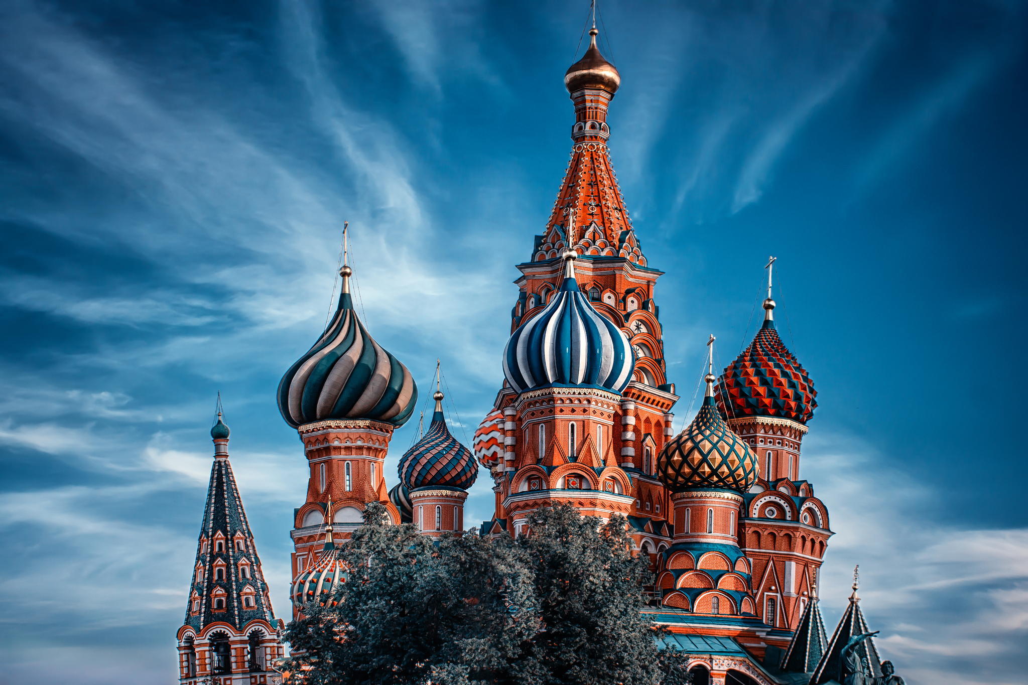 386181 Hintergrundbild herunterladen russland, religiös, basilius kathedrale, kuppel, moskau, kathedralen - Bildschirmschoner und Bilder kostenlos