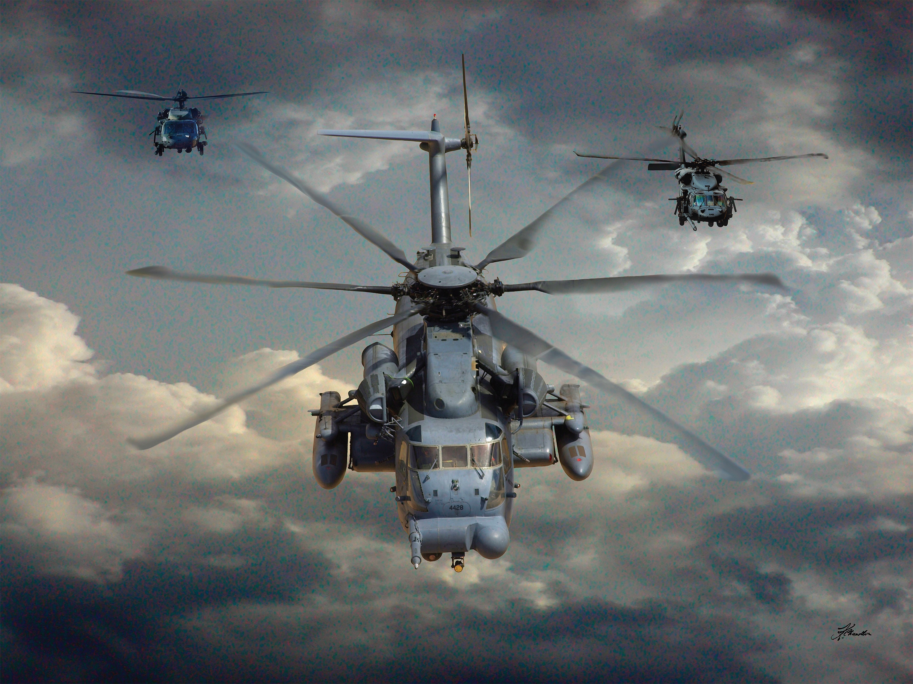 311404 скачать обои военные вертолеты, sikorsky ch 53 морской жеребец, военные - заставки и картинки бесплатно