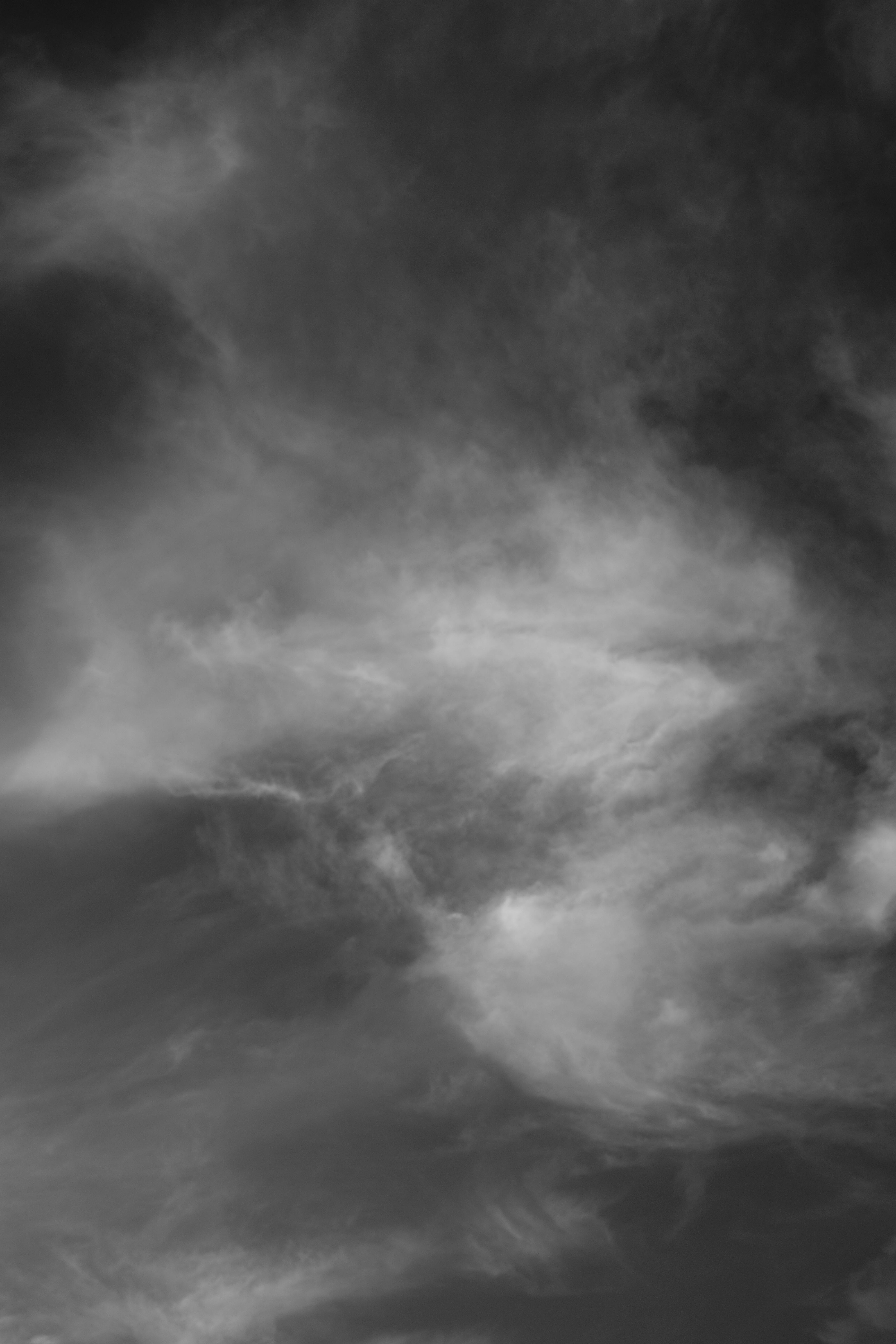 Download mobile wallpaper Clouds, Sky, Chb, Grey, Bw, Nature for free.