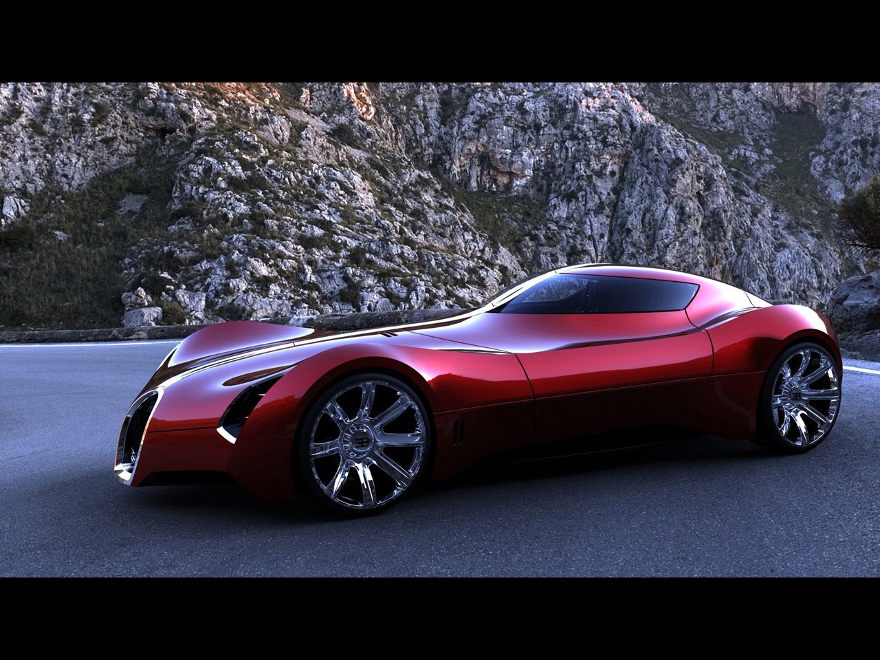 Die besten Bugatti Aerolithe Konzept-Hintergründe für den Telefonbildschirm