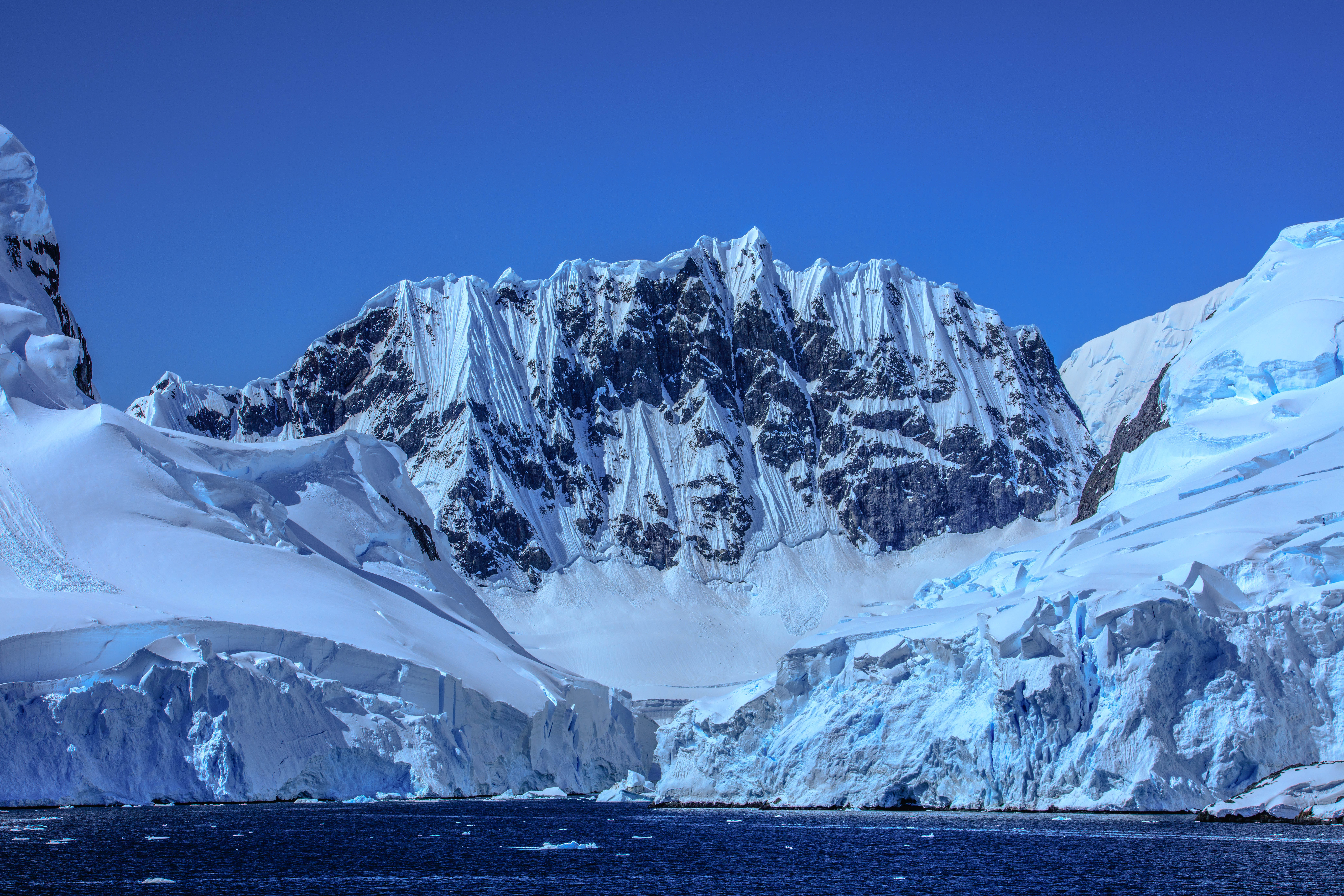 123765 скачать картинку антарктида, природа, снег, гора, заснеженный - обои и заставки бесплатно
