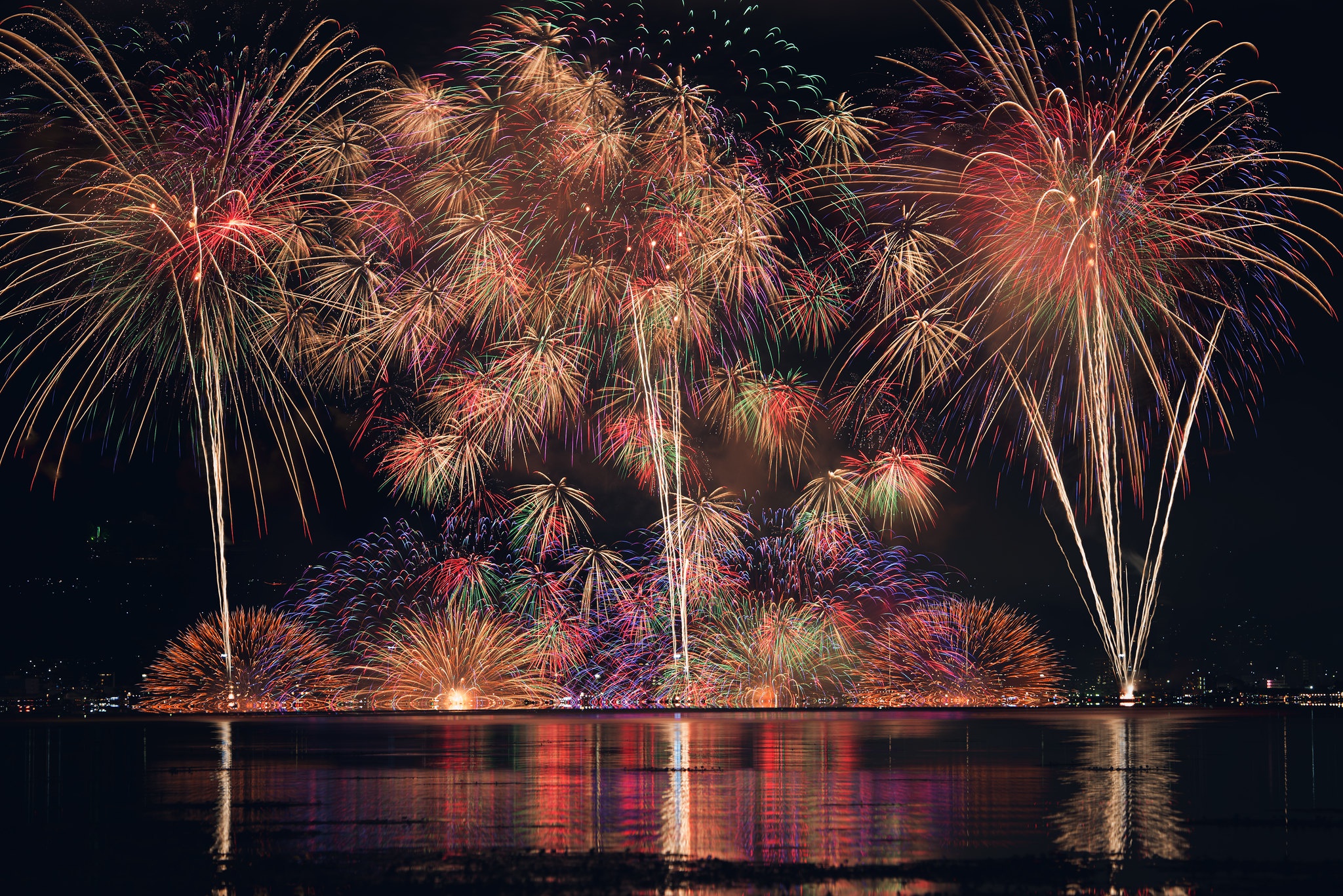 Téléchargez gratuitement l'image Nuit, Feu D'artifice, Photographie sur le bureau de votre PC