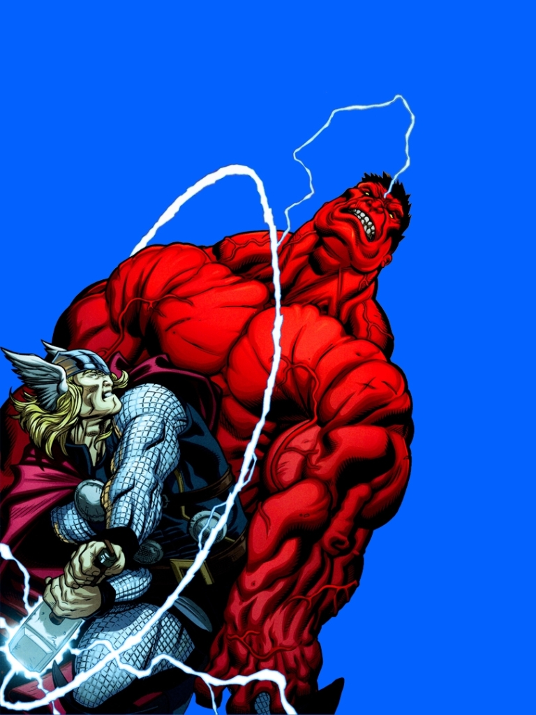Descarga gratuita de fondo de pantalla para móvil de Historietas, Hulk Rojo.