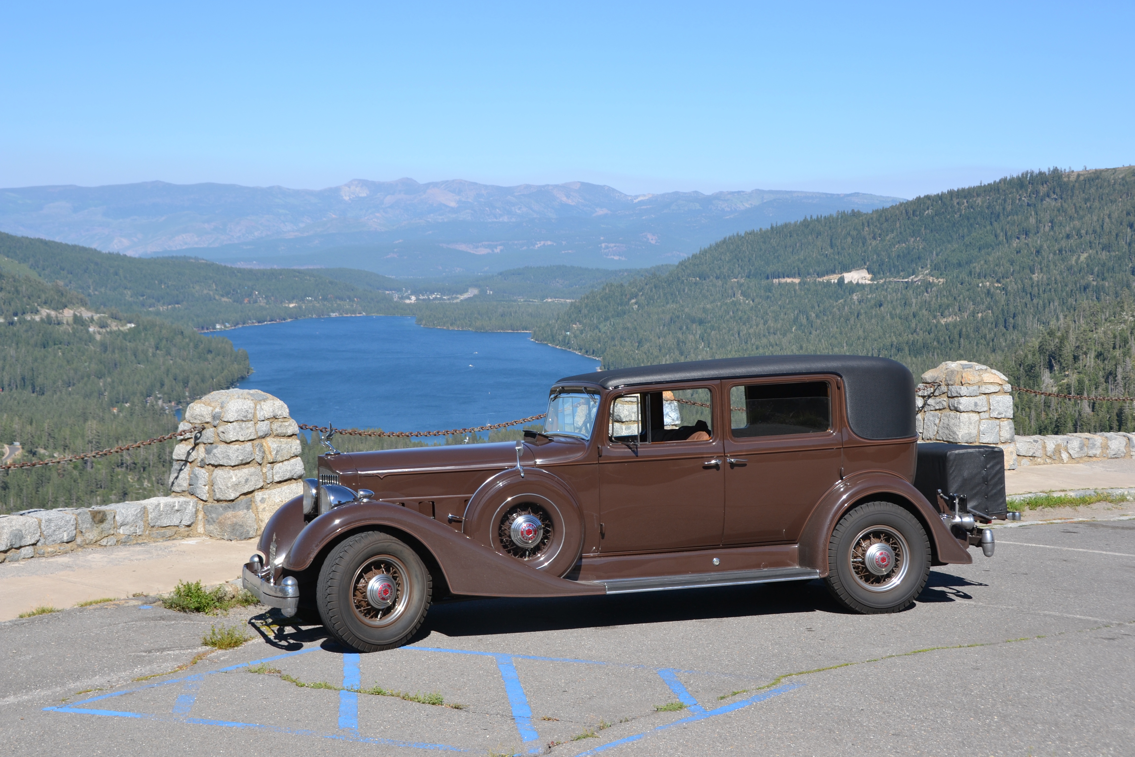 Download mobile wallpaper Car, Old Car, Vintage Car, Vehicles, Packard, Packard Twelve, Full Size Car, Brown Car, Packard Twelve Formal Sedan for free.