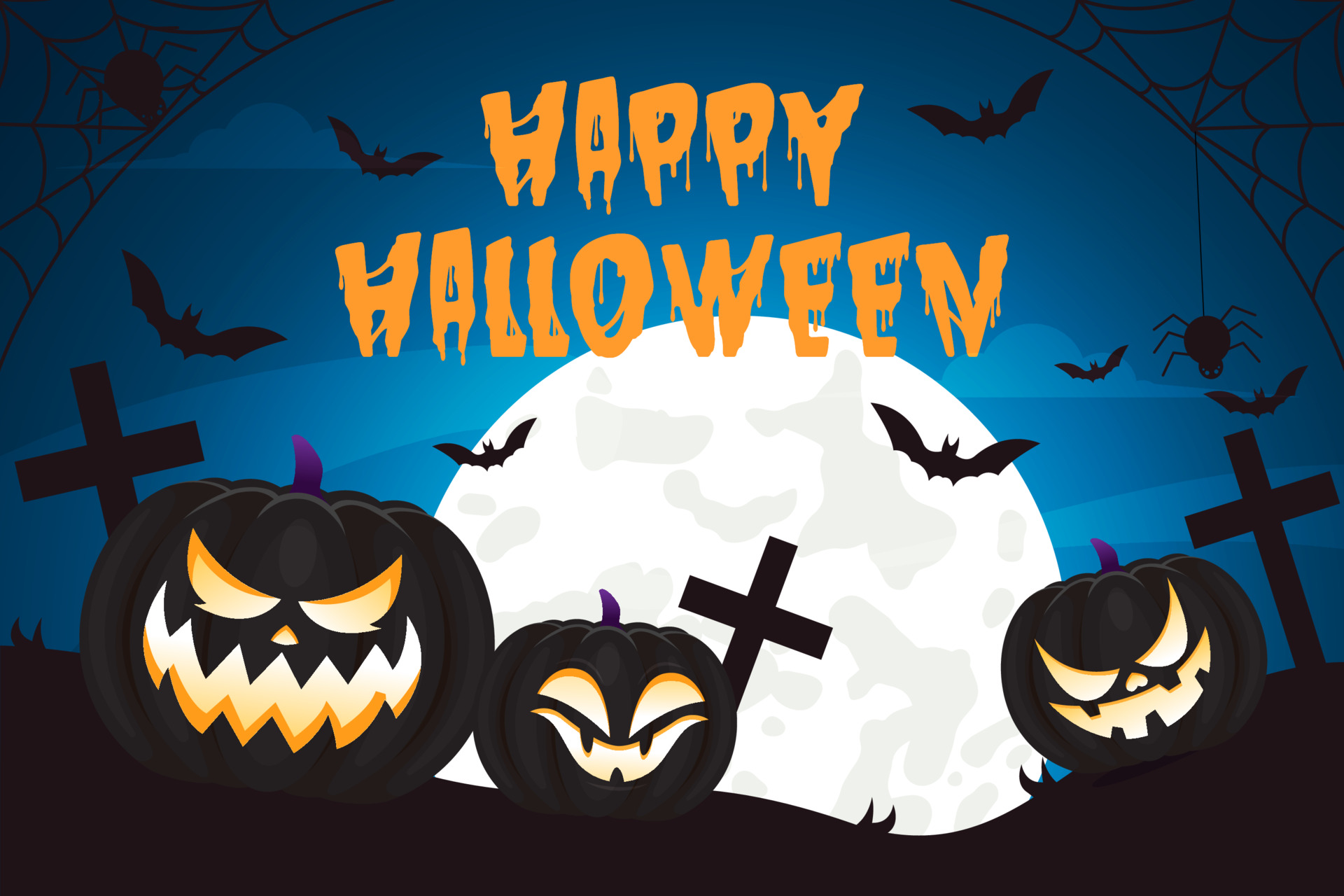 Handy-Wallpaper Feiertage, Halloween, Jack O' Laterne, Fröhliches Halloween kostenlos herunterladen.