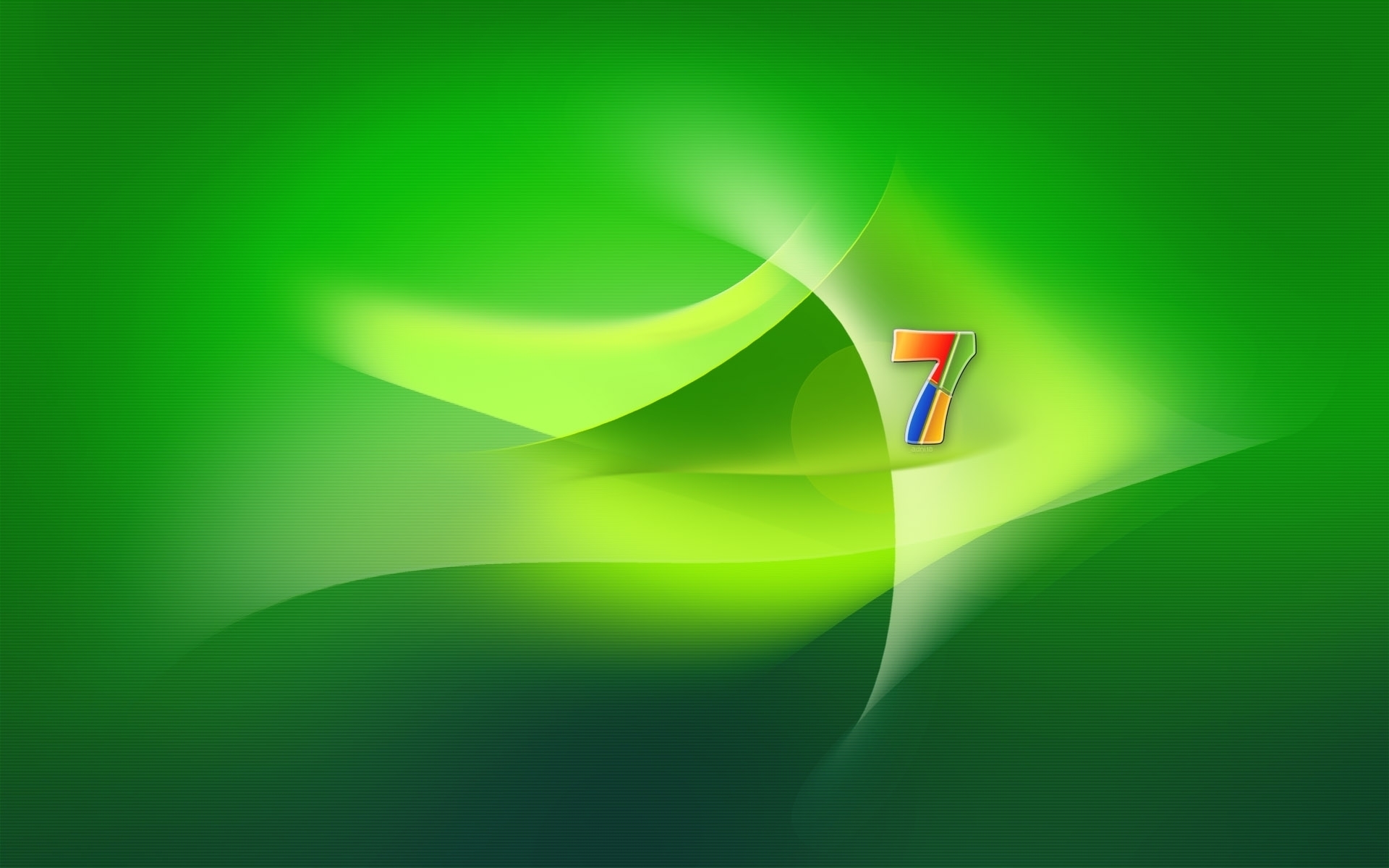 windows, brands, green, background 32K