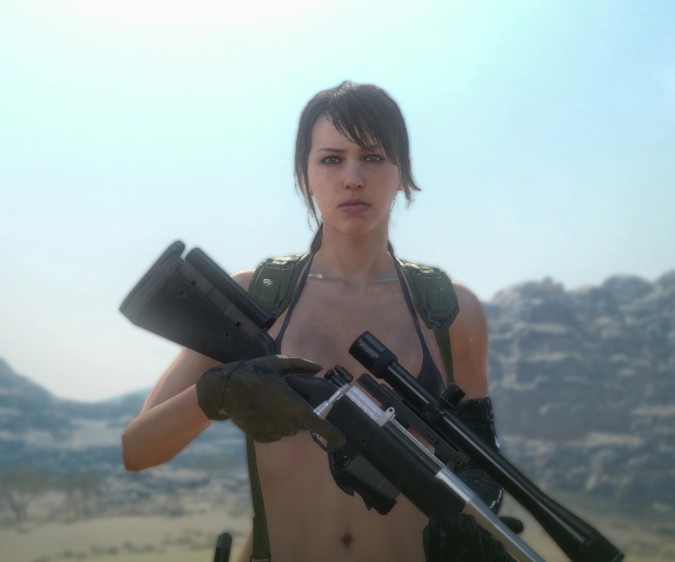 video game, metal gear solid v: the phantom pain, quiet (metal gear solid), metal gear solid High Definition image