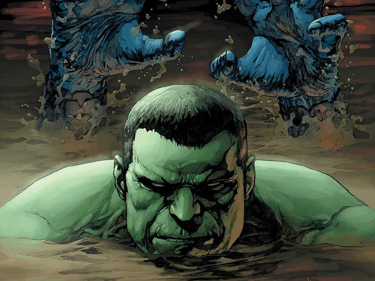 Handy-Wallpaper Hulk, Comics kostenlos herunterladen.