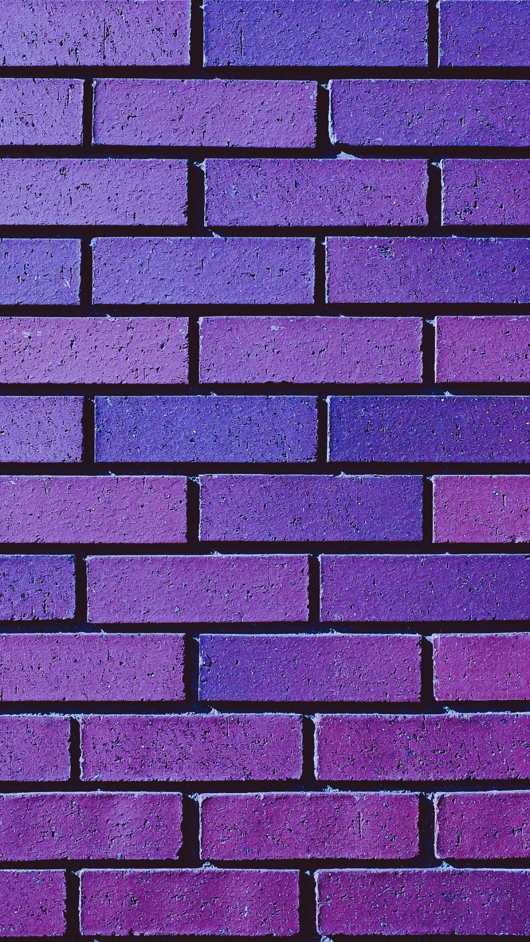 Download mobile wallpaper Wall, Purple, Brick, Man Made for free.