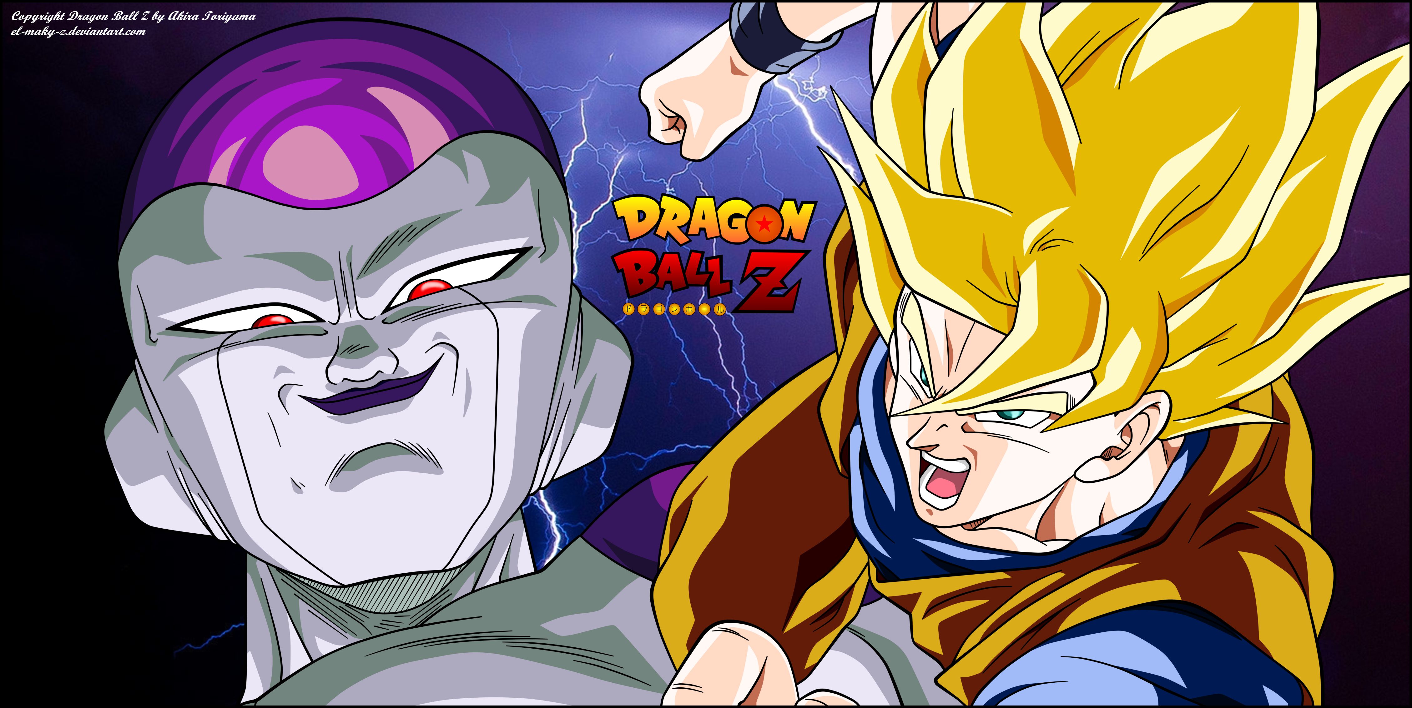 Descarga gratuita de fondo de pantalla para móvil de Dragon Ball Z, Animado, Goku, Dragon Ball, Freezer (Bola De Dragón).