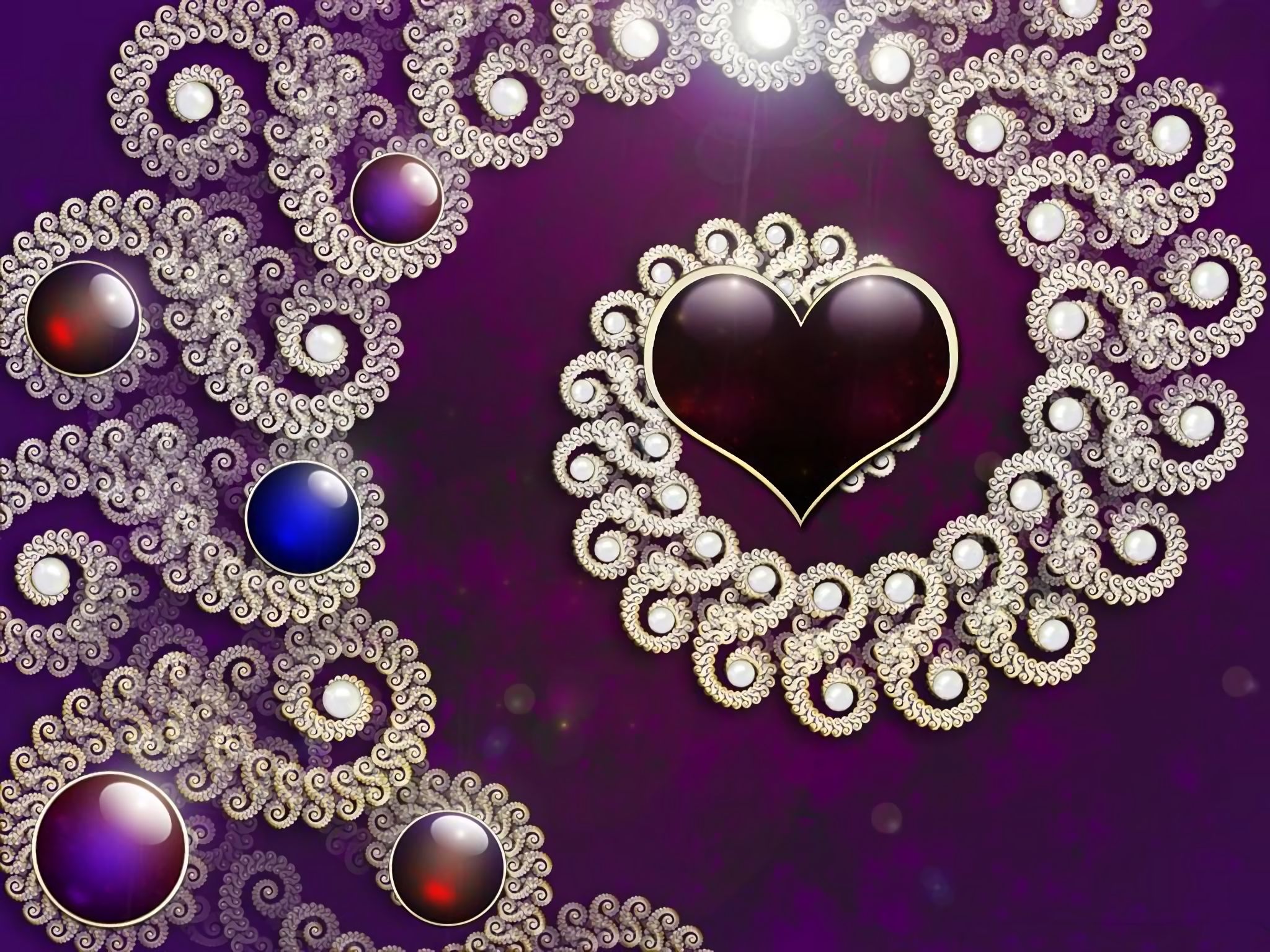 Free download wallpaper Jewelry, Design, Heart, Artistic, Silver on your PC desktop
