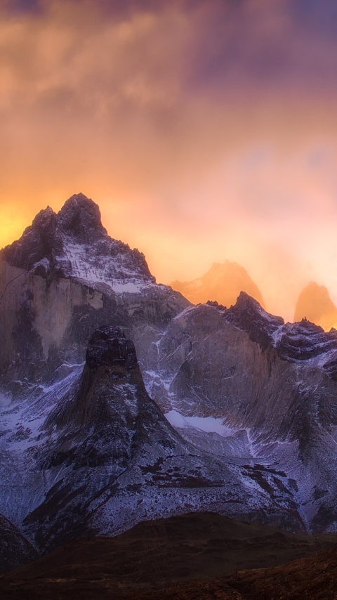 Descarga gratuita de fondo de pantalla para móvil de Naturaleza, Montañas, Montaña, Niebla, Tierra/naturaleza.