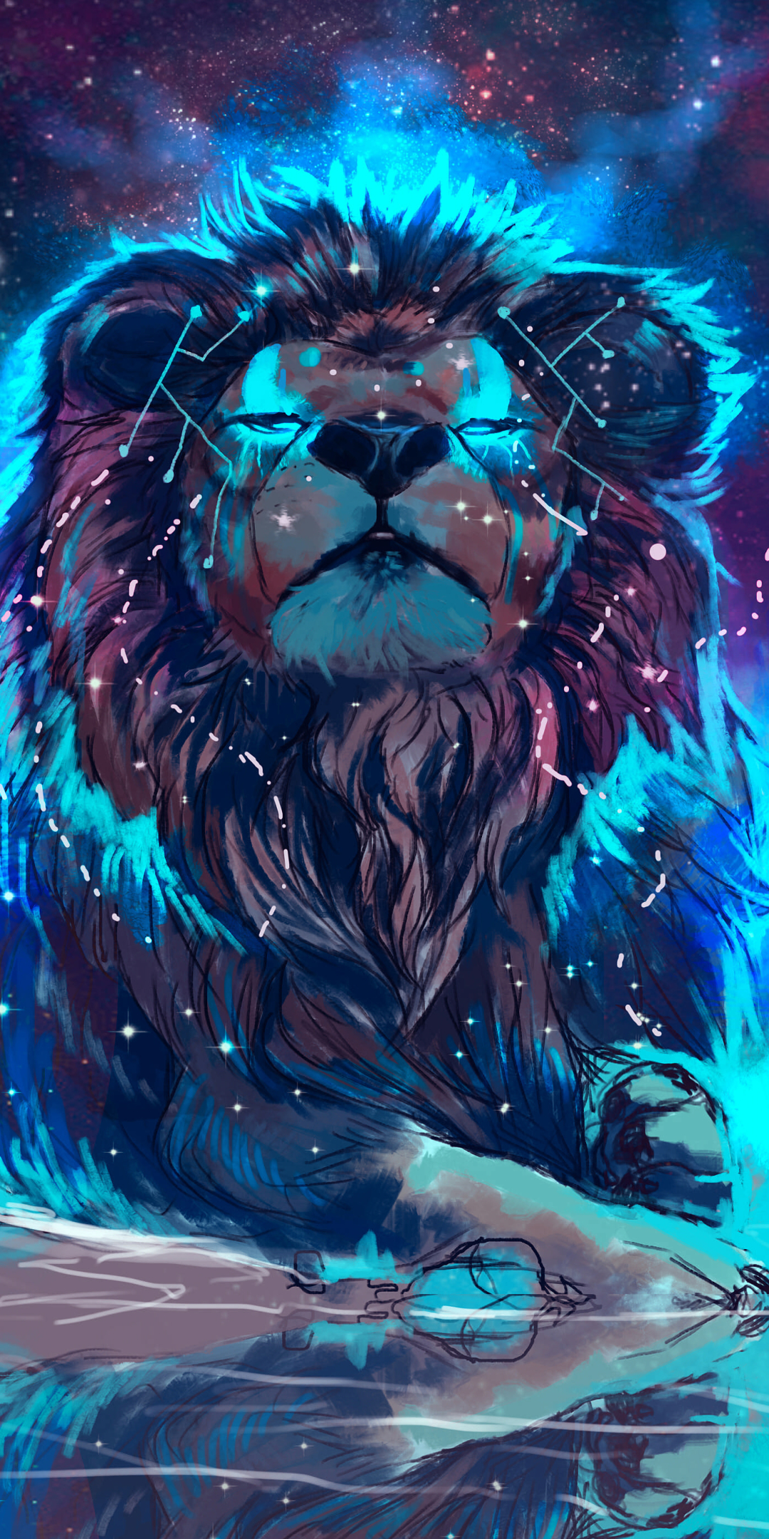 Download mobile wallpaper Lion, Cats, Animal for free.