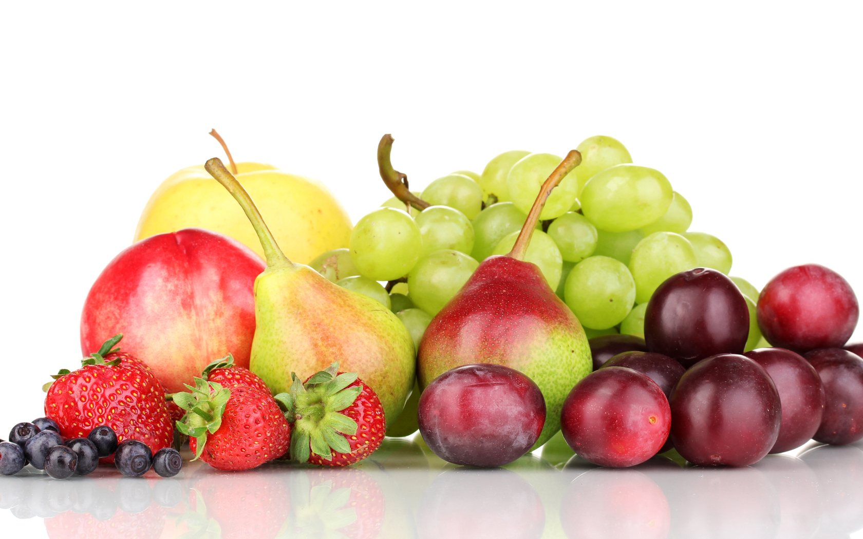 fruits, food, pears