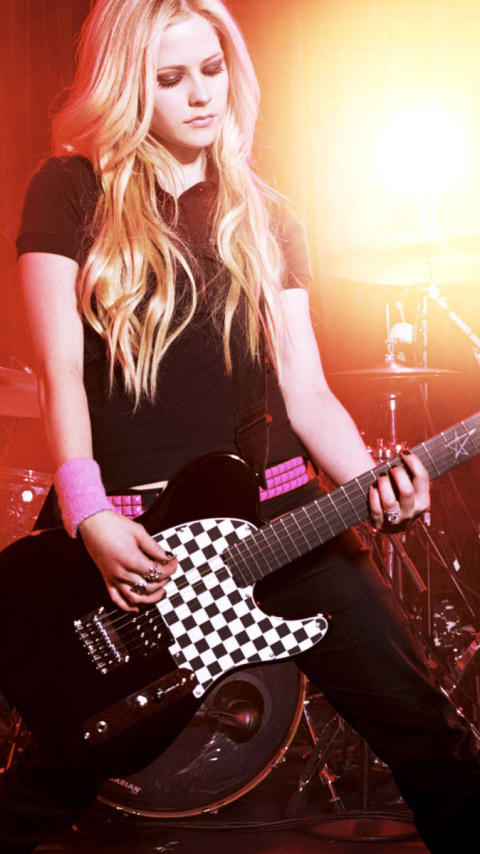 Download mobile wallpaper Music, Avril Lavigne for free.