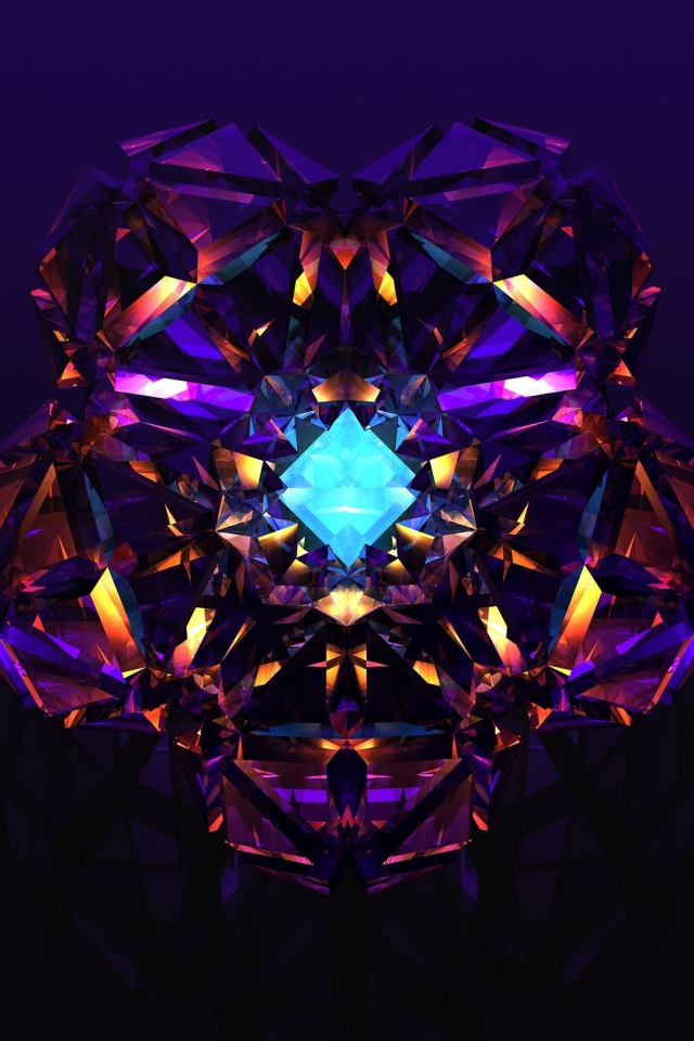 Download mobile wallpaper Abstract, Facets, Diamond for free.
